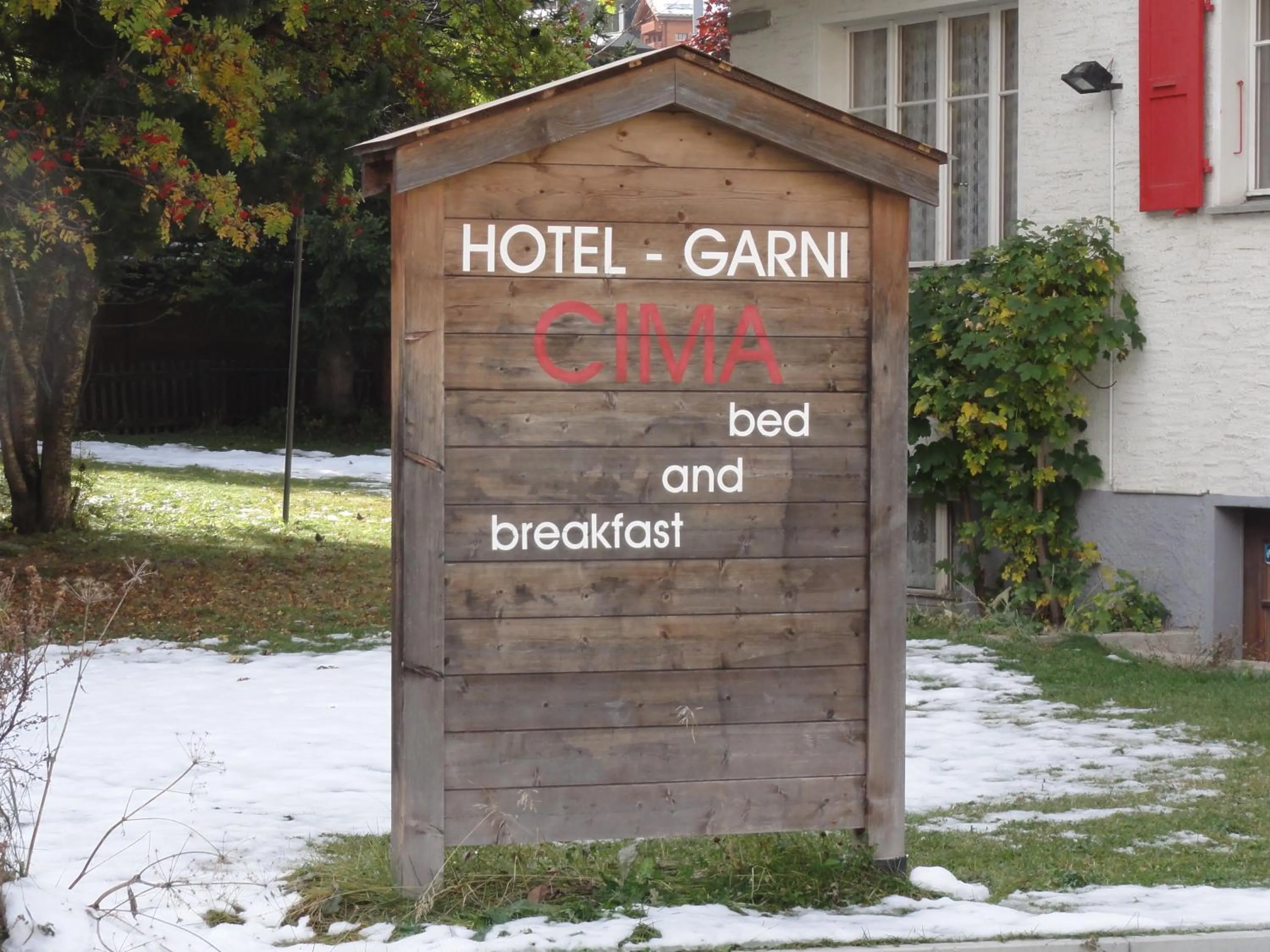 Logo/Certificate/Sign in Hotel Cima