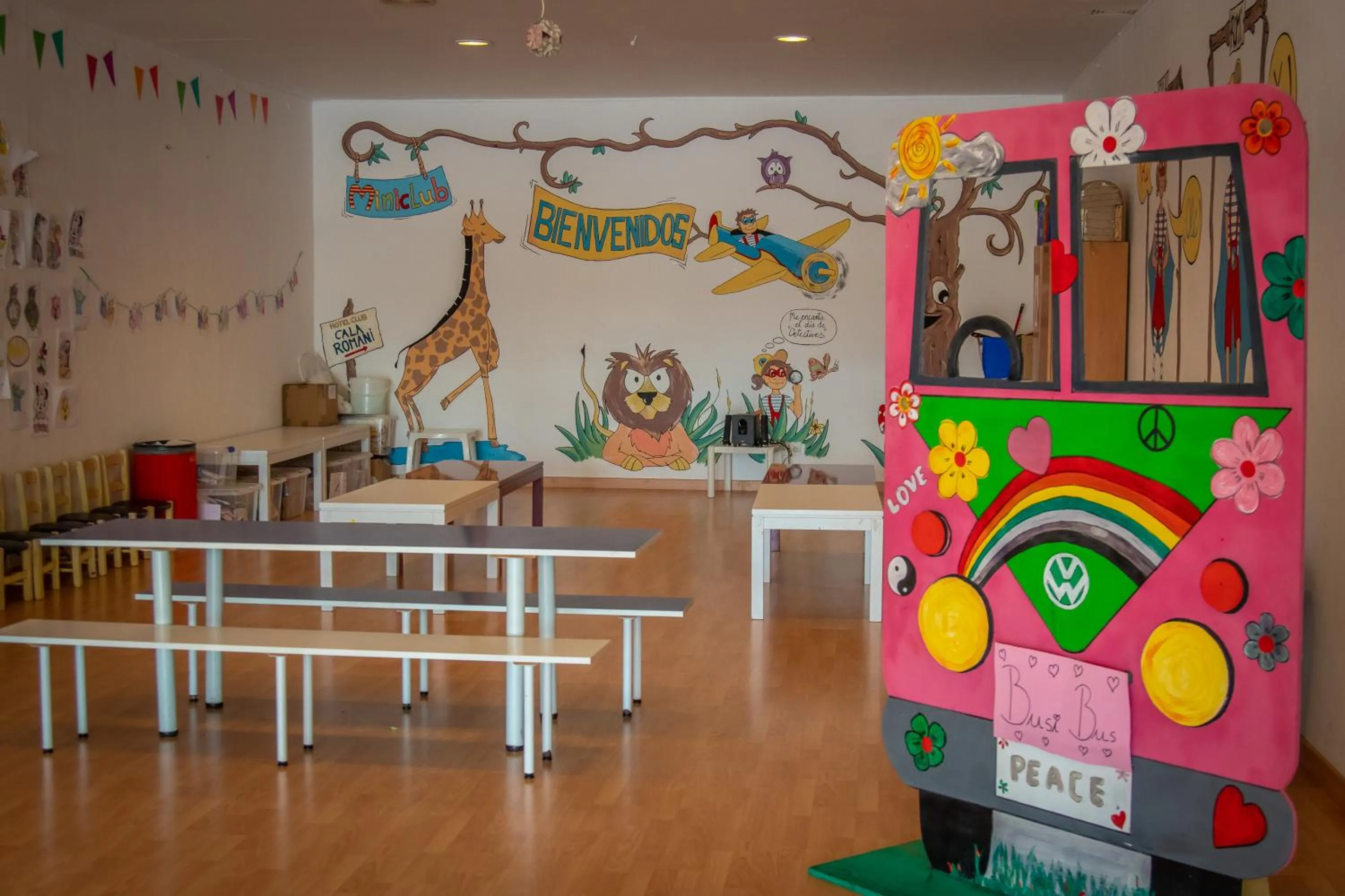 Kids's club in Hotel Club Cala Romani
