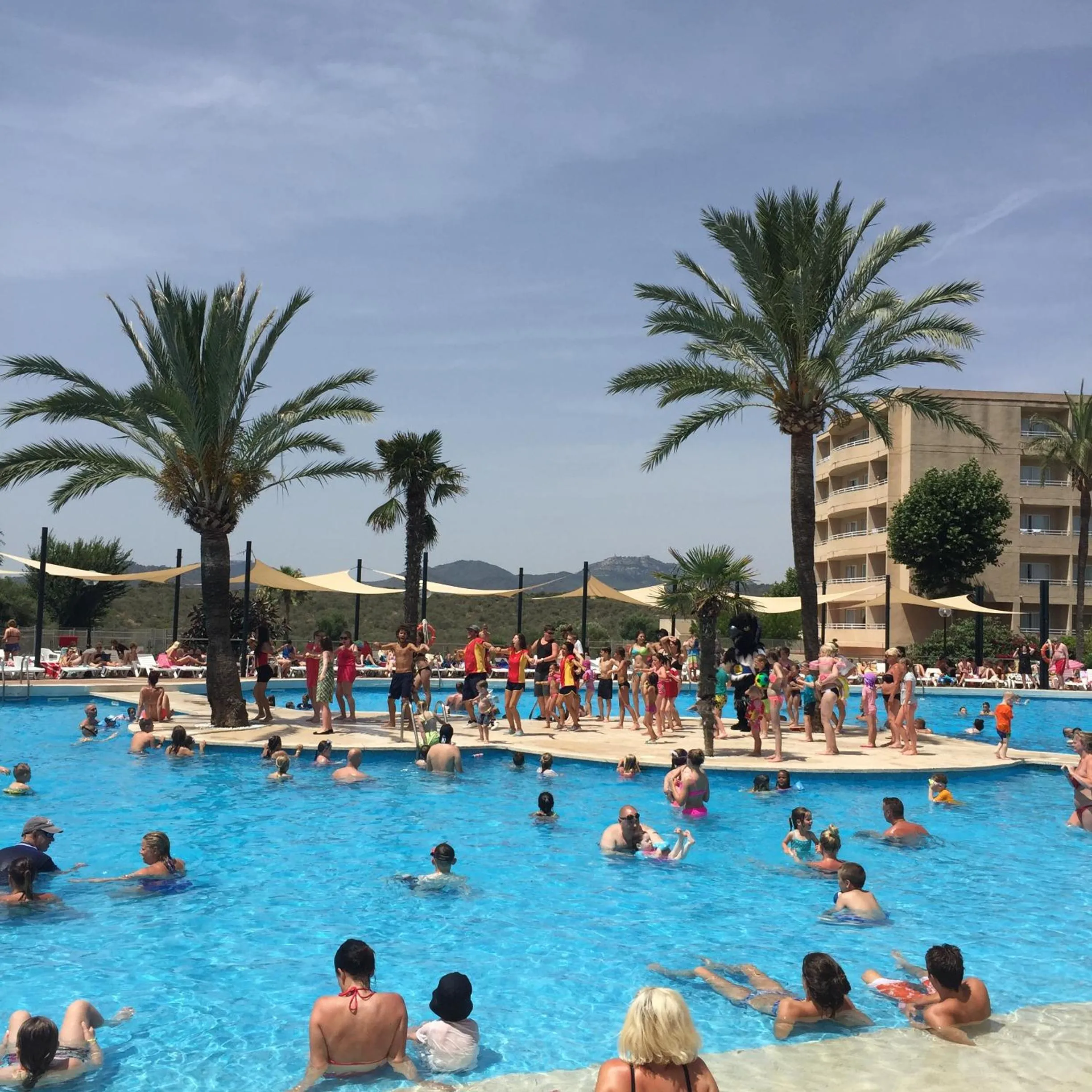 Swimming pool in Hotel Club Cala Romani