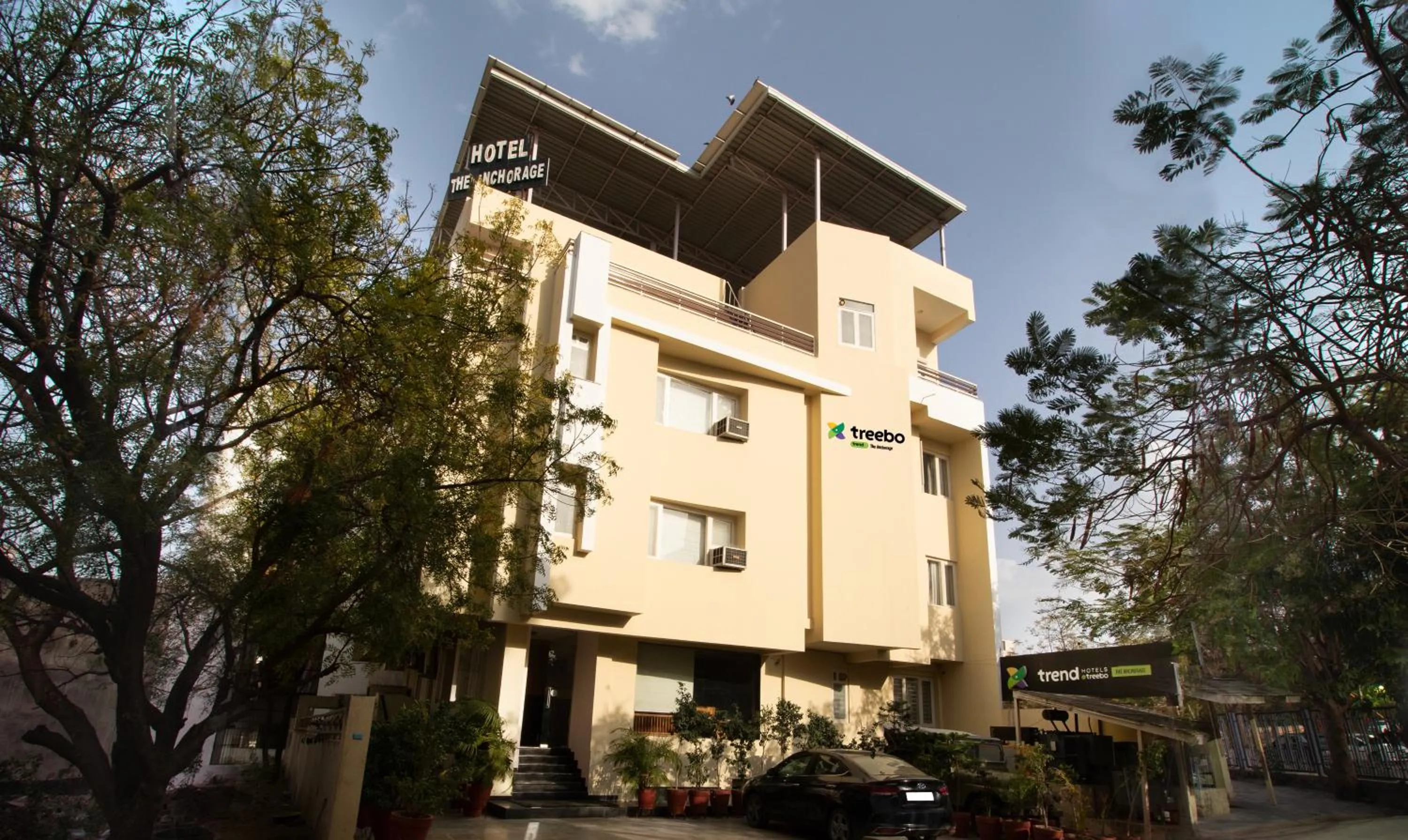 Facade/entrance in Treebo The Anchorage Malviya Nagar