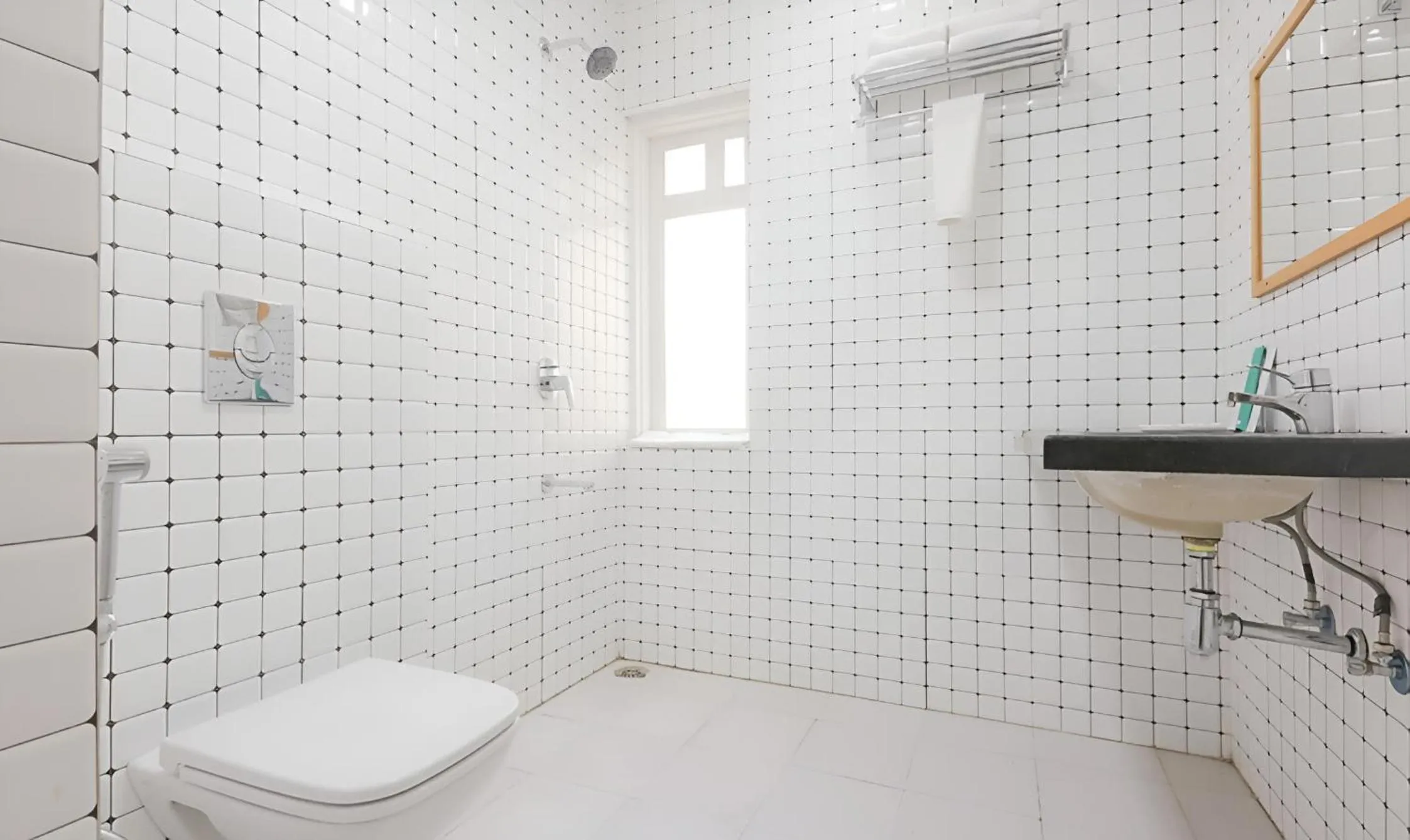 Bathroom in Treebo The Anchorage Malviya Nagar