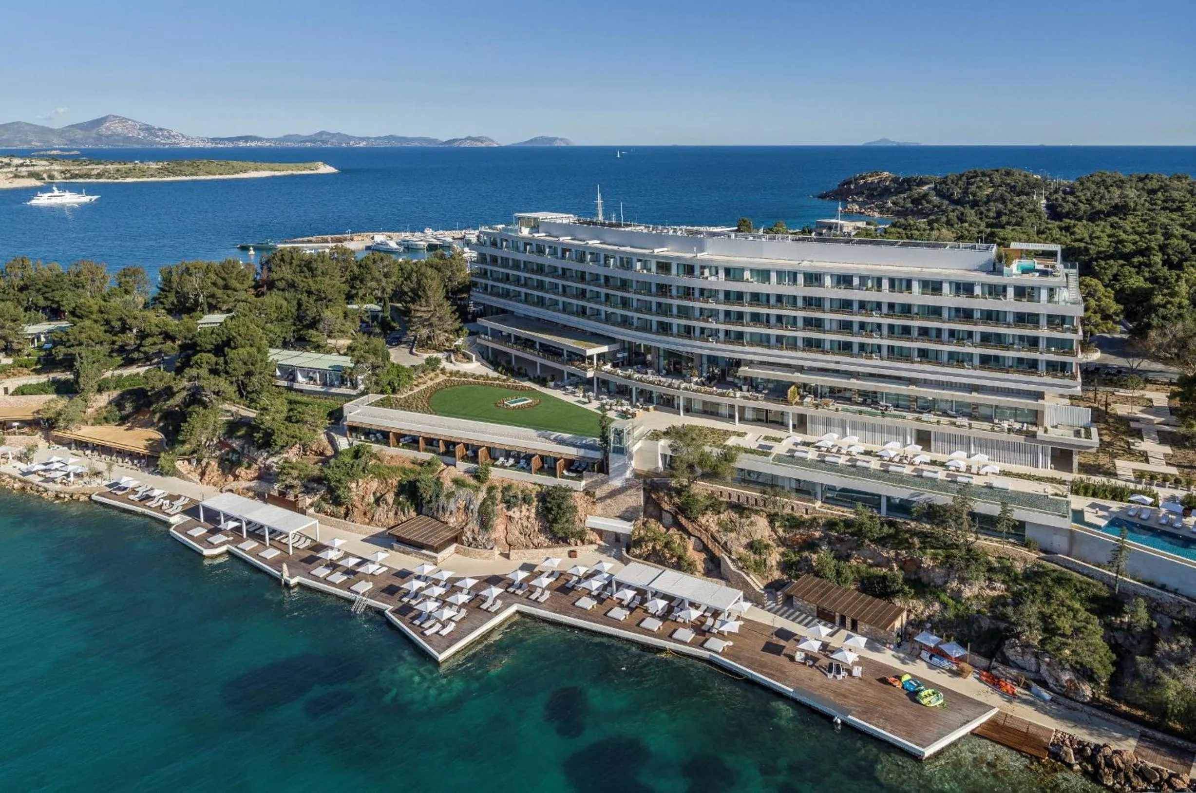 Bird's eye view in Four Seasons Astir Palace Hotel Athens