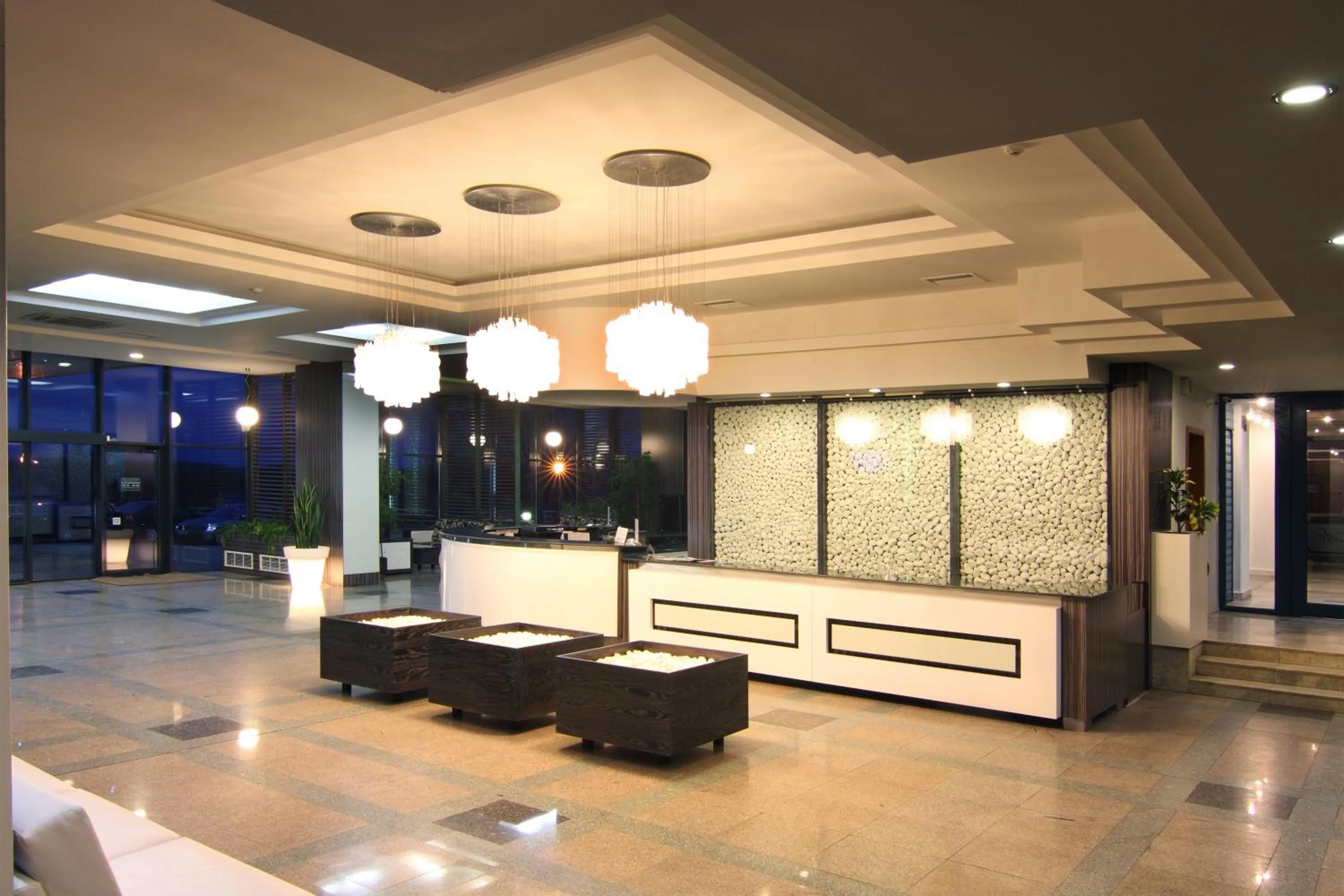 Lobby or reception in Grand Hotel Riga