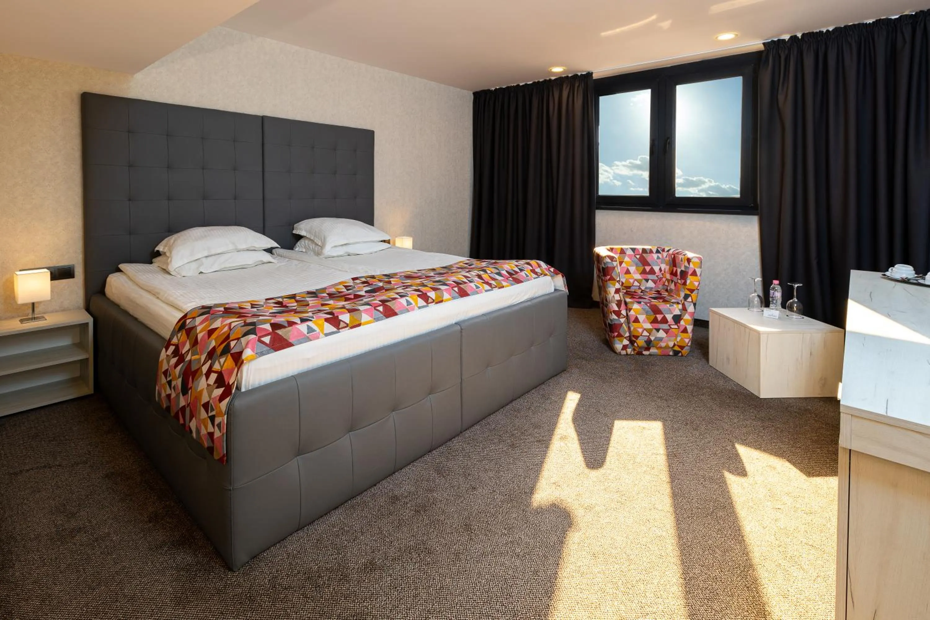 Bed in Grand Hotel Riga