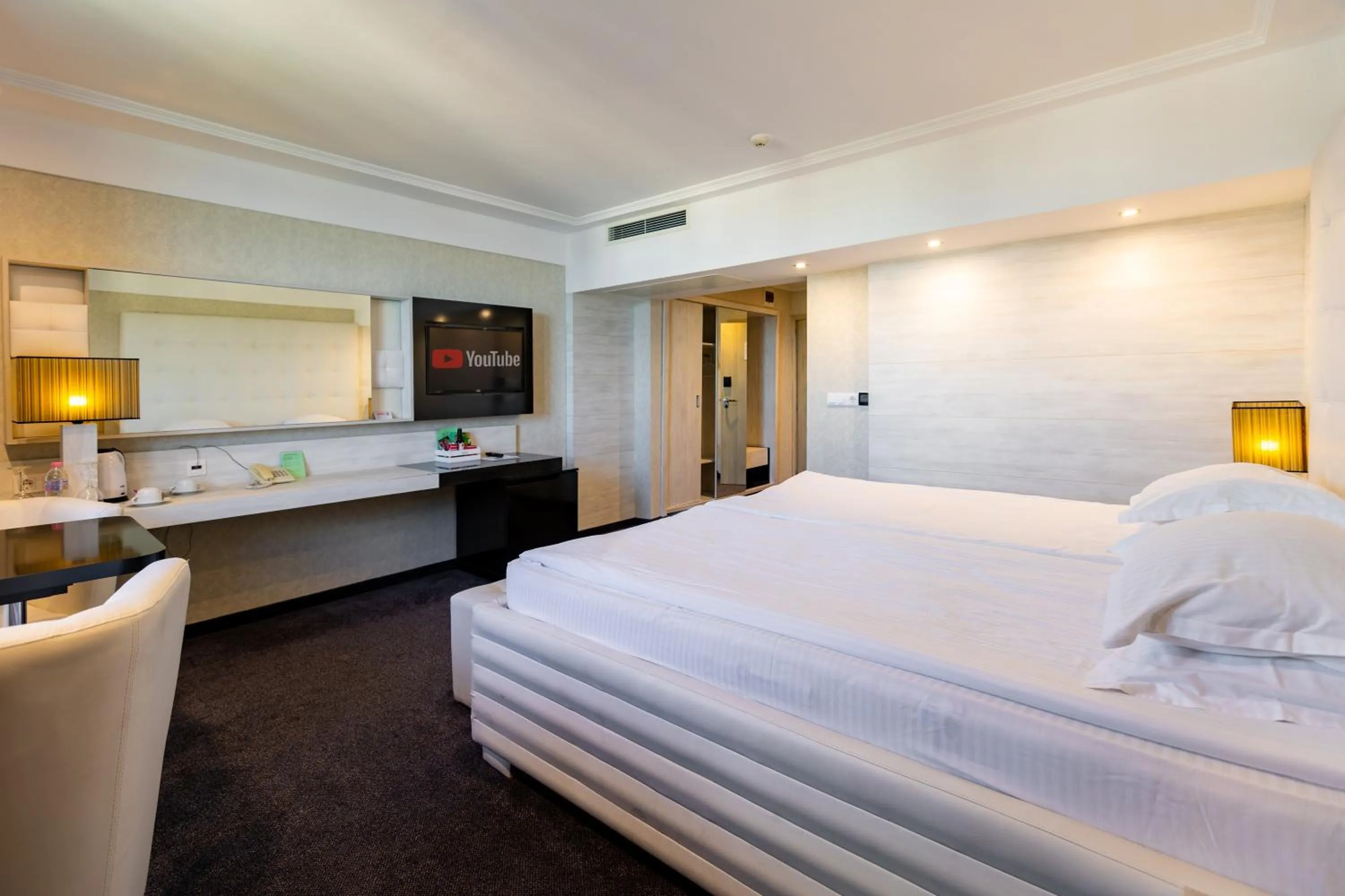 Bed in Grand Hotel Riga