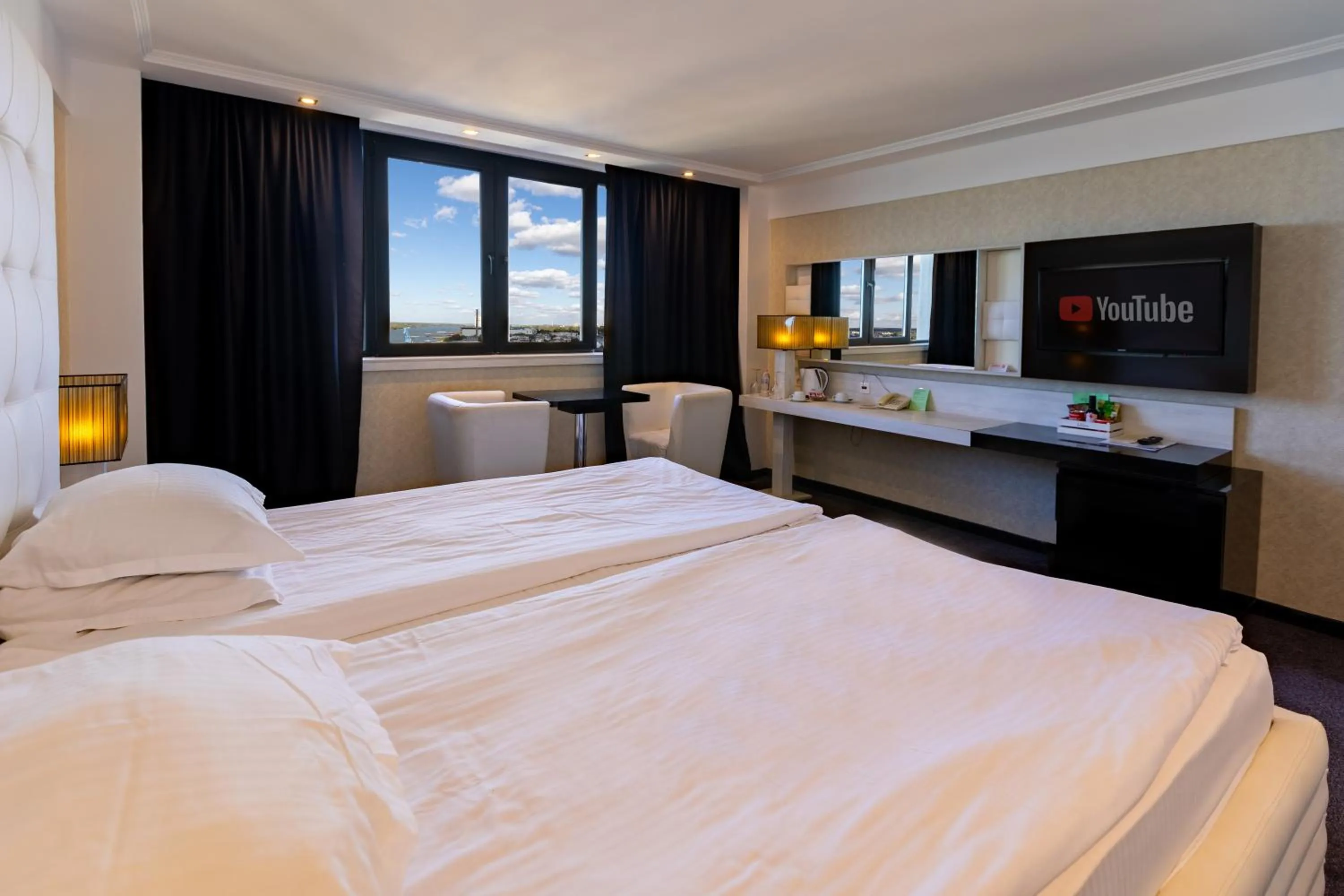 Bed in Grand Hotel Riga