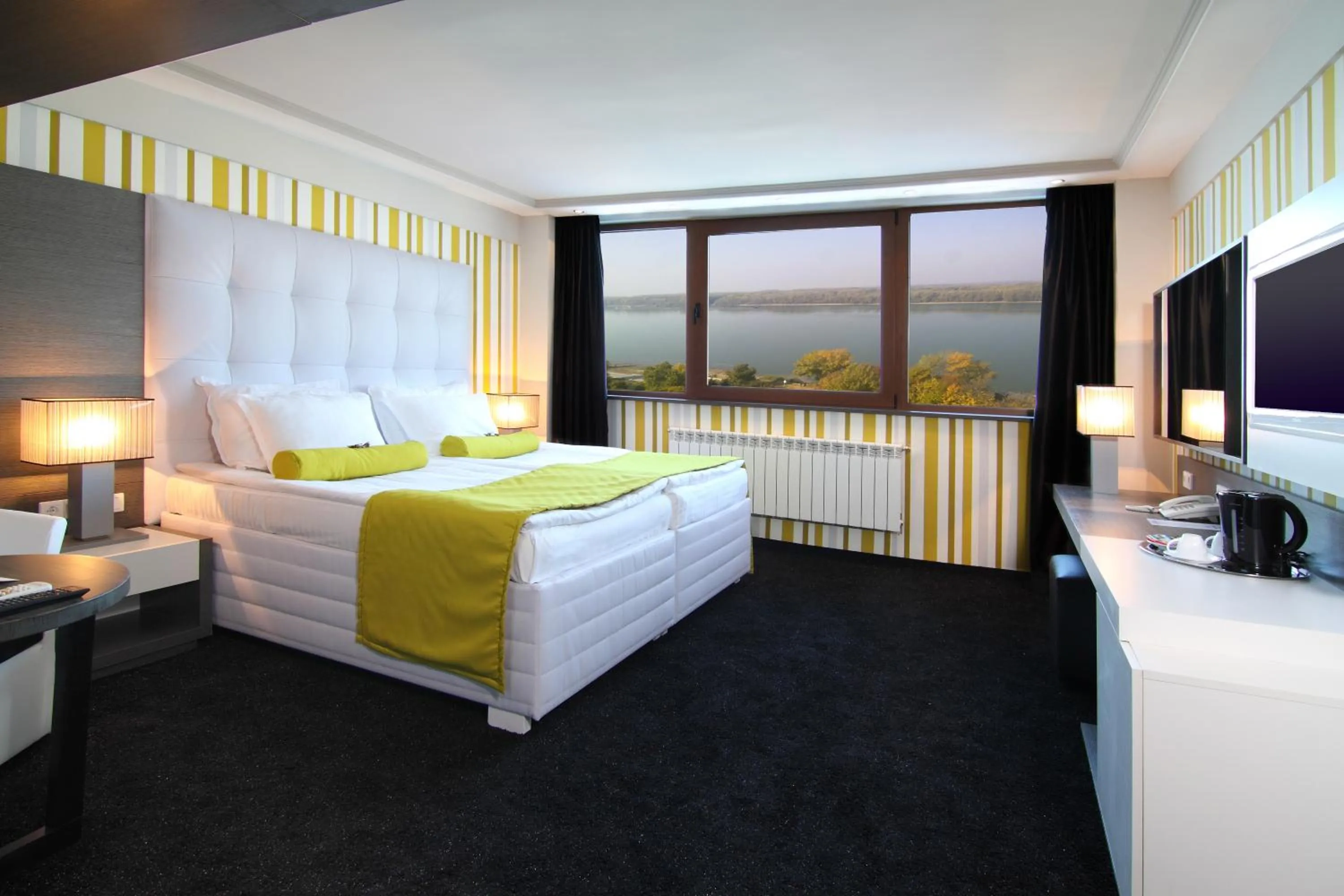 Bed in Grand Hotel Riga