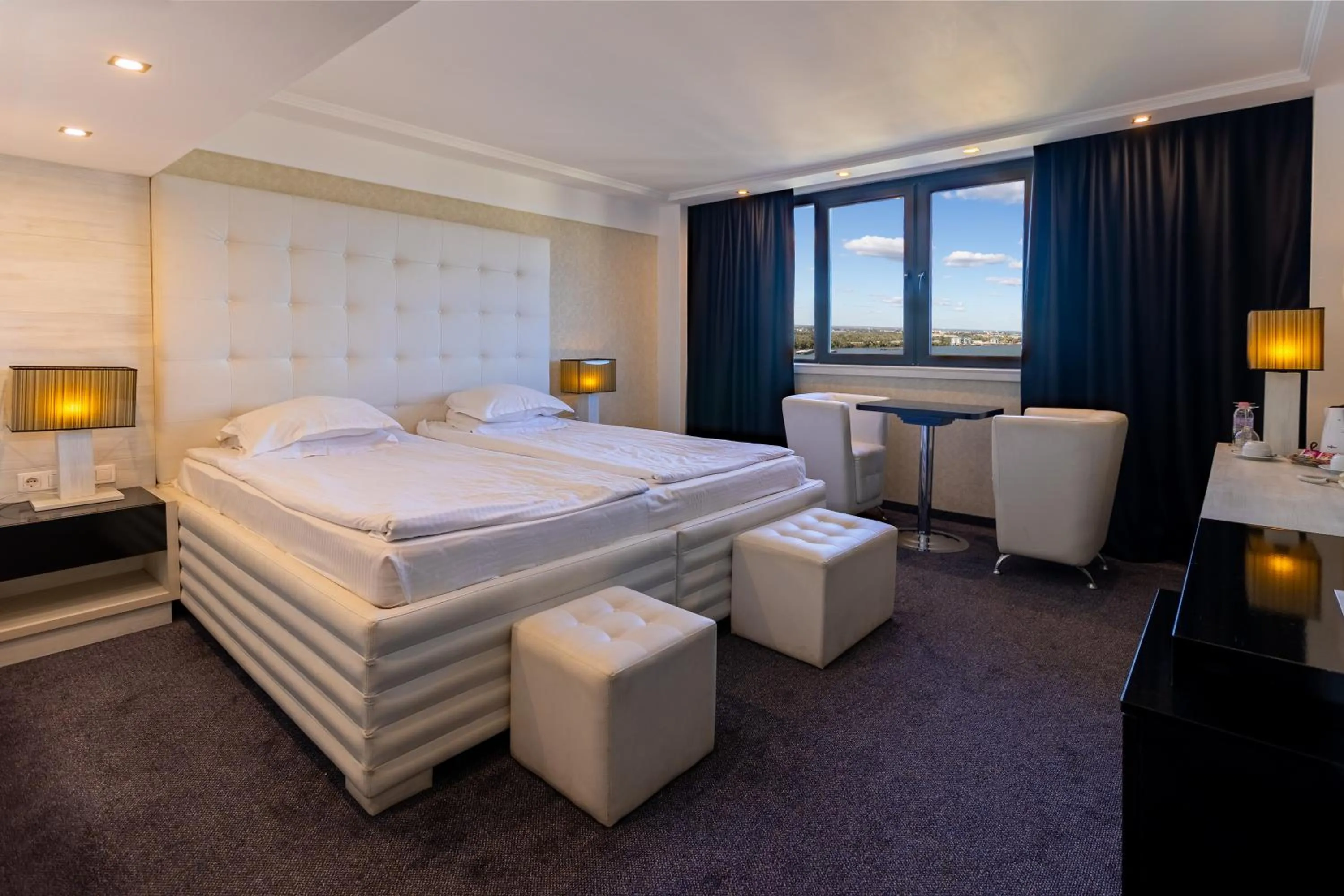 Bed in Grand Hotel Riga