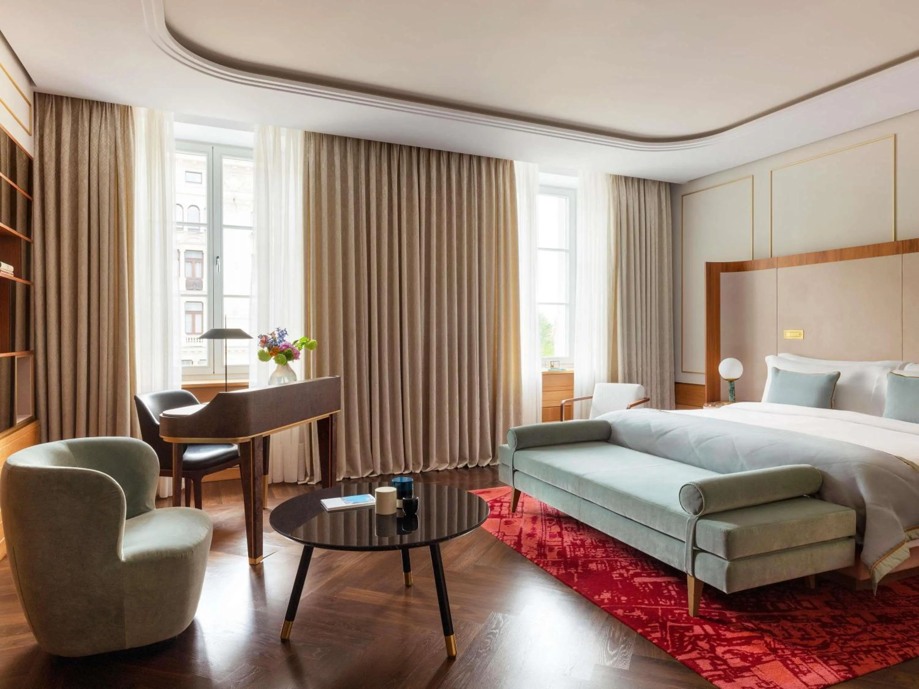 Bedroom, Bed in Raffles Europejski Warsaw