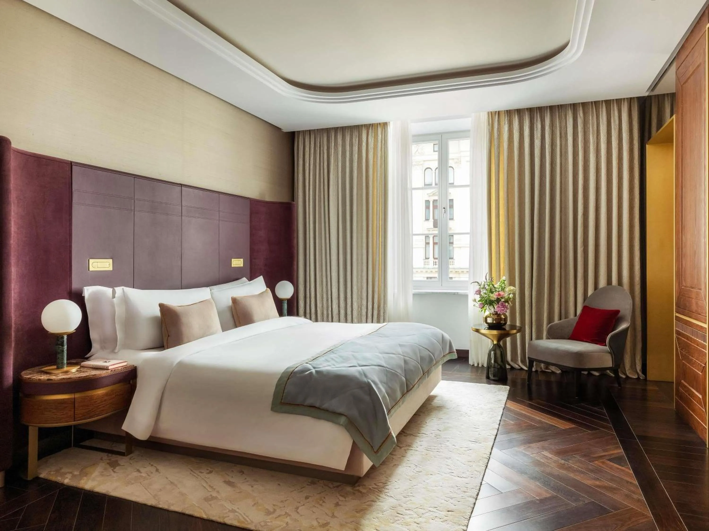 Bedroom, Bed in Raffles Europejski Warsaw