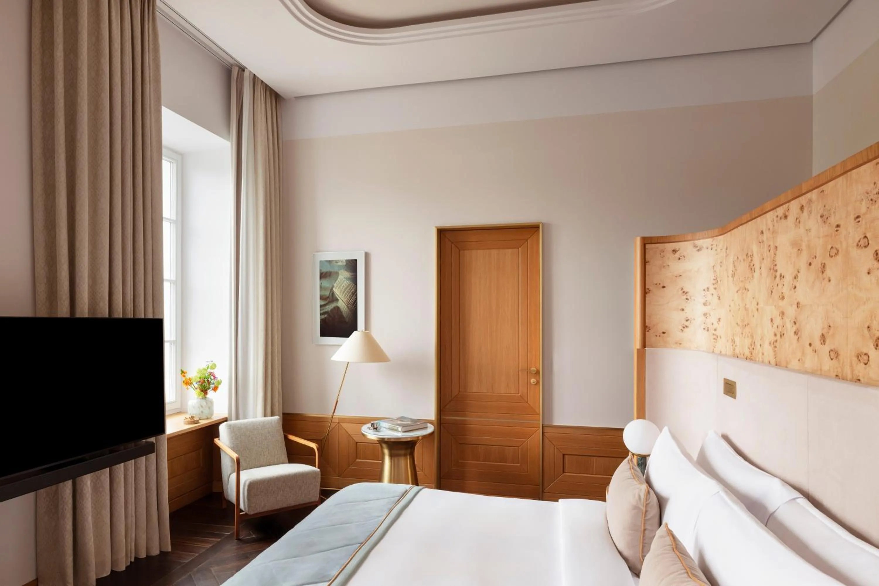 Bedroom, Bed in Raffles Europejski Warsaw