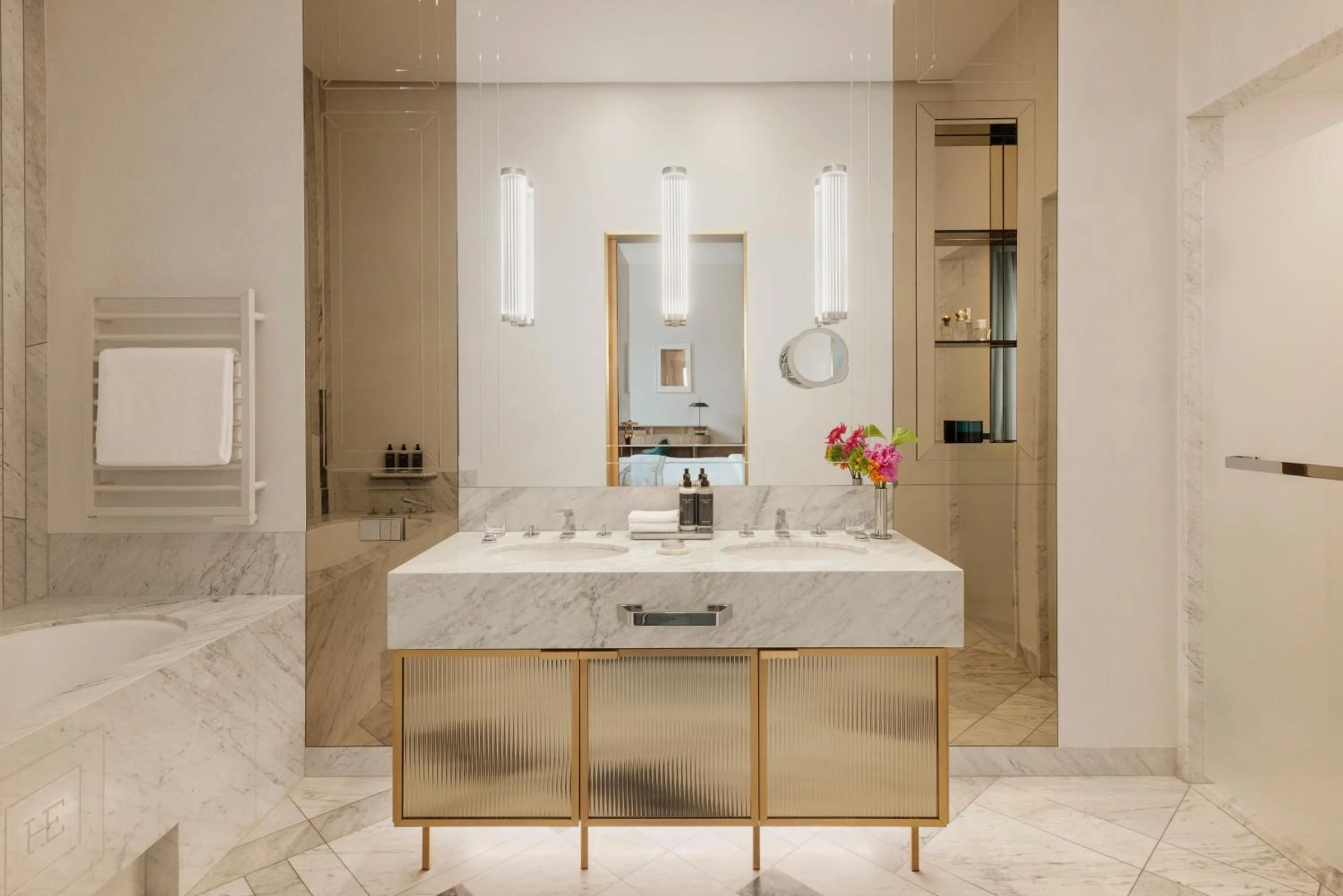 Bathroom in Raffles Europejski Warsaw