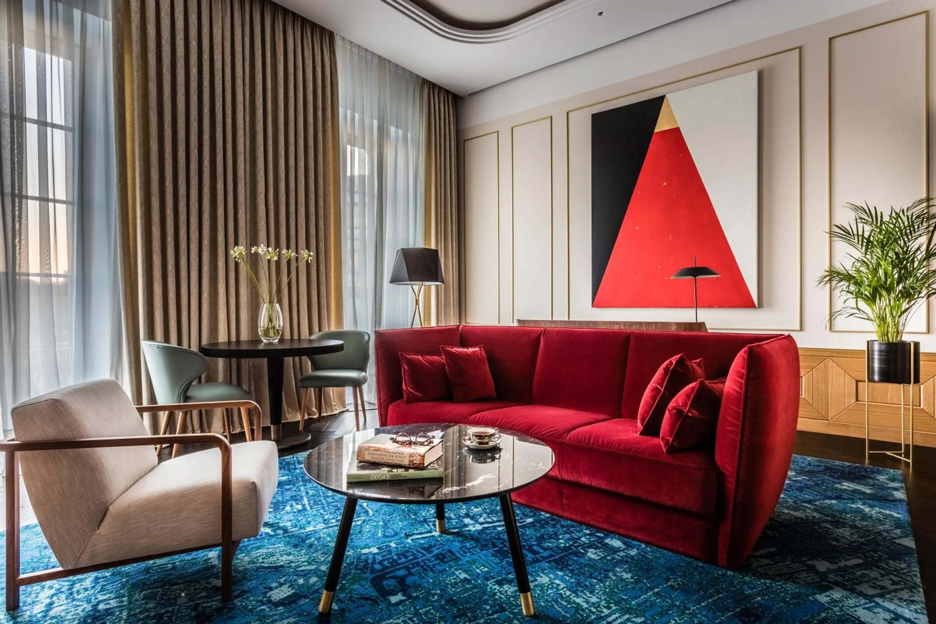 Living room in Raffles Europejski Warsaw