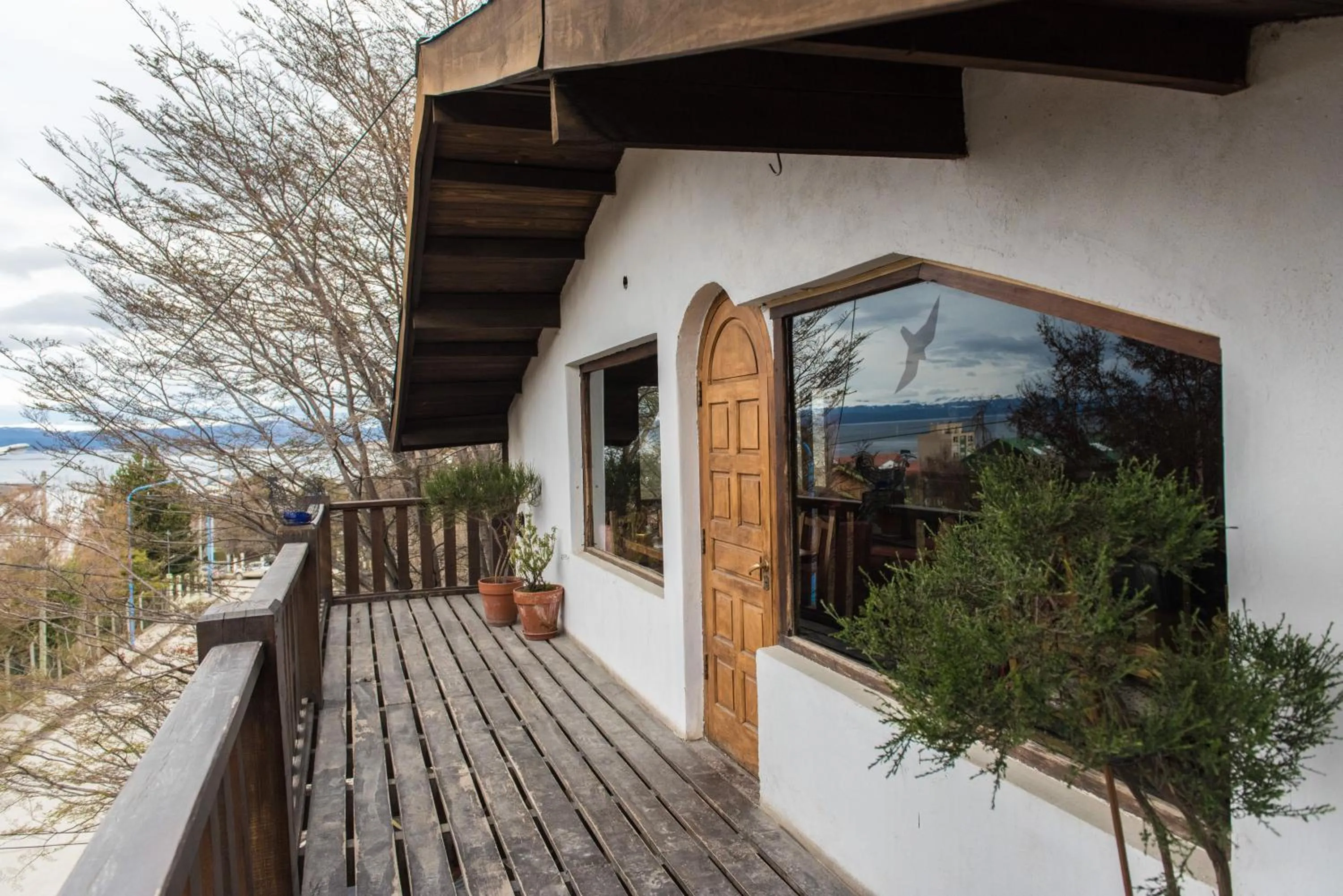 Balcony/Terrace in Posada Del Fin Del Mundo