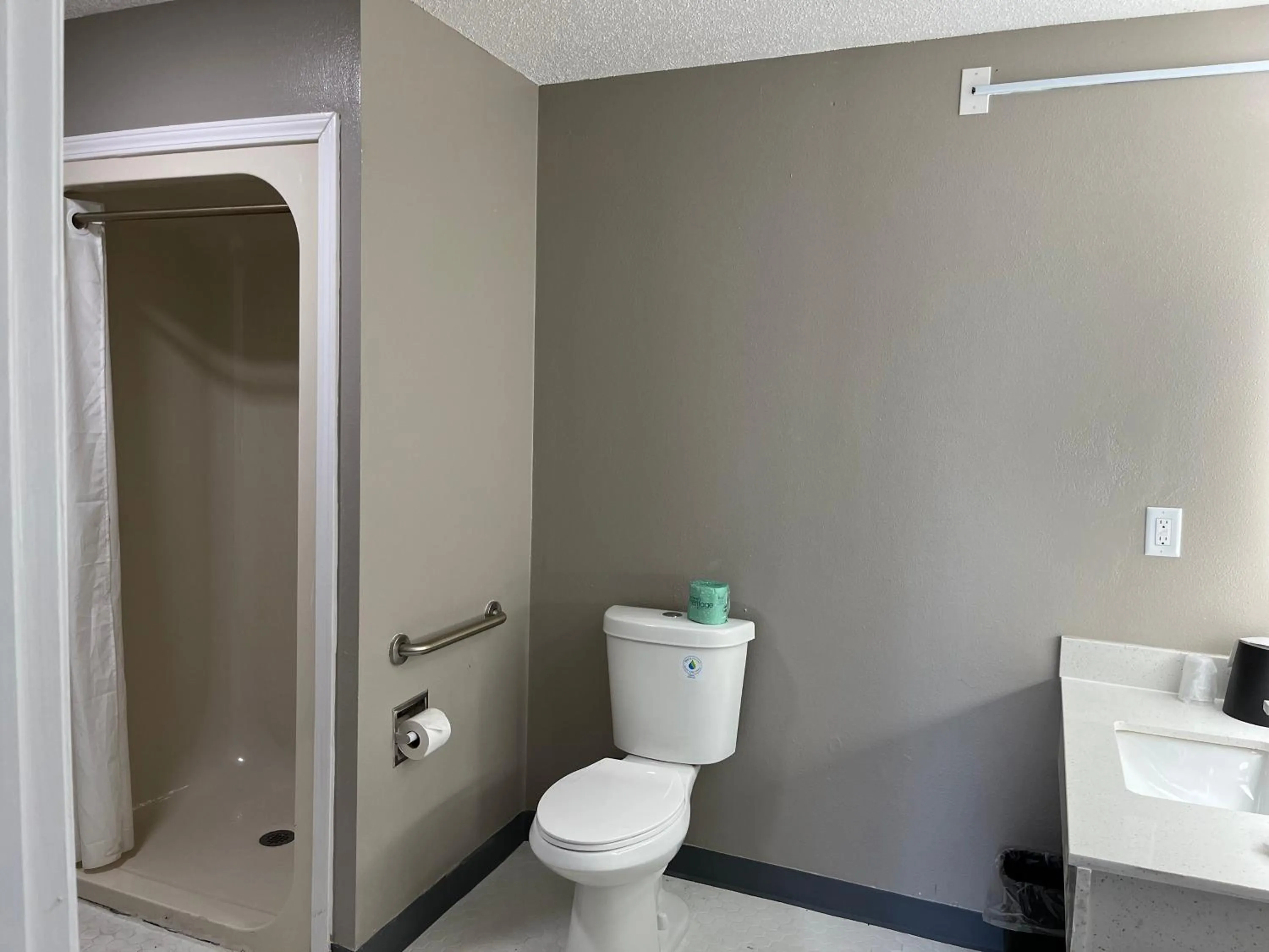 Bathroom in Motel 6-Lafayette, IN