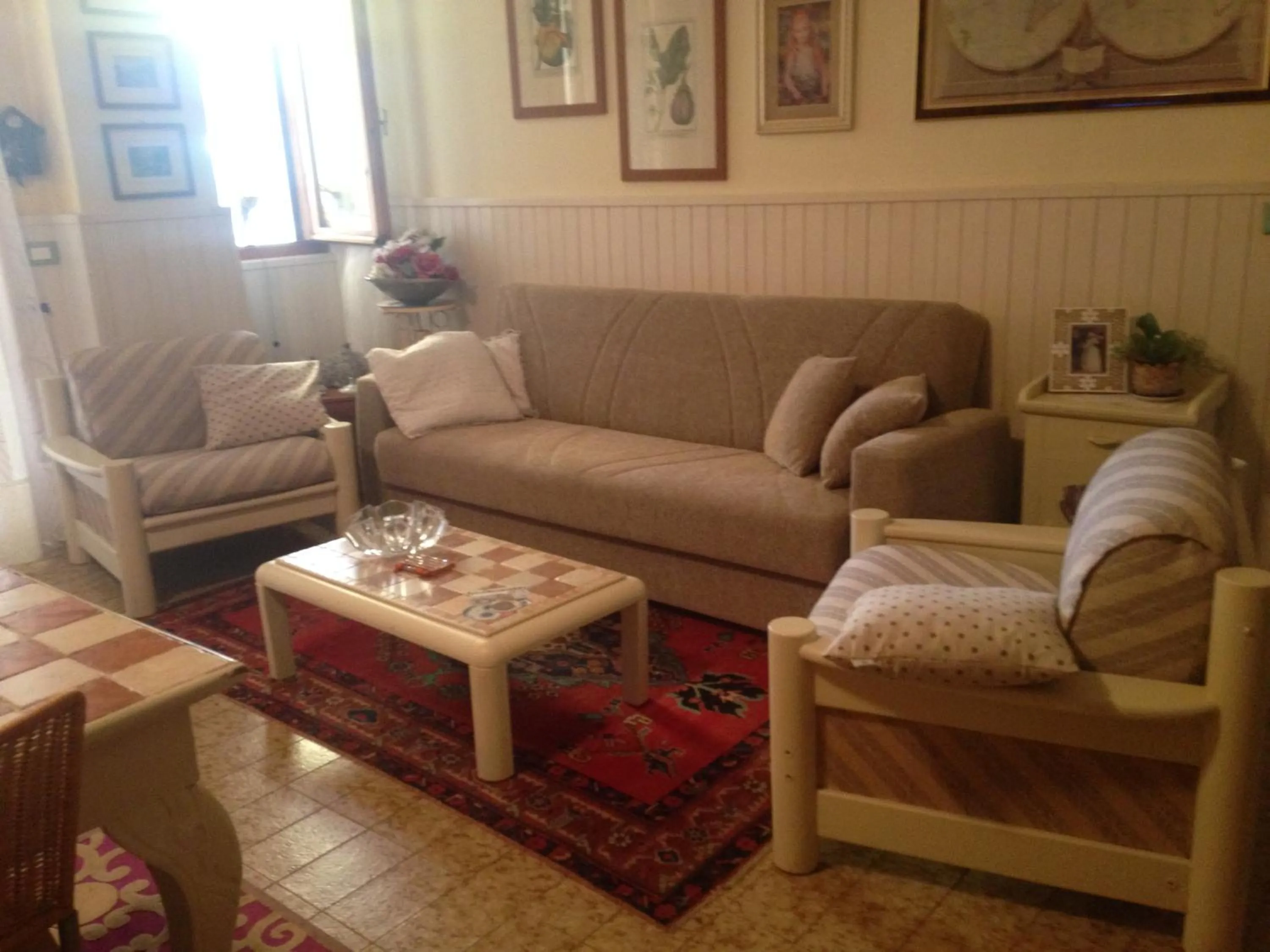 Communal lounge/ TV room in B & B Da Giusy