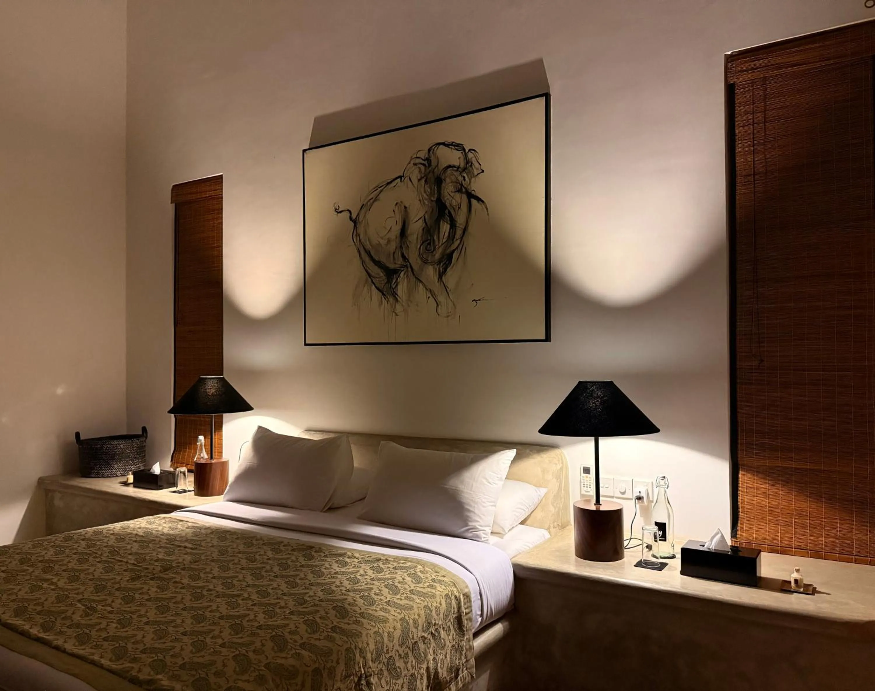 Bed in Nyne Hotels Mayur Lodge - Yala - All Inclusive