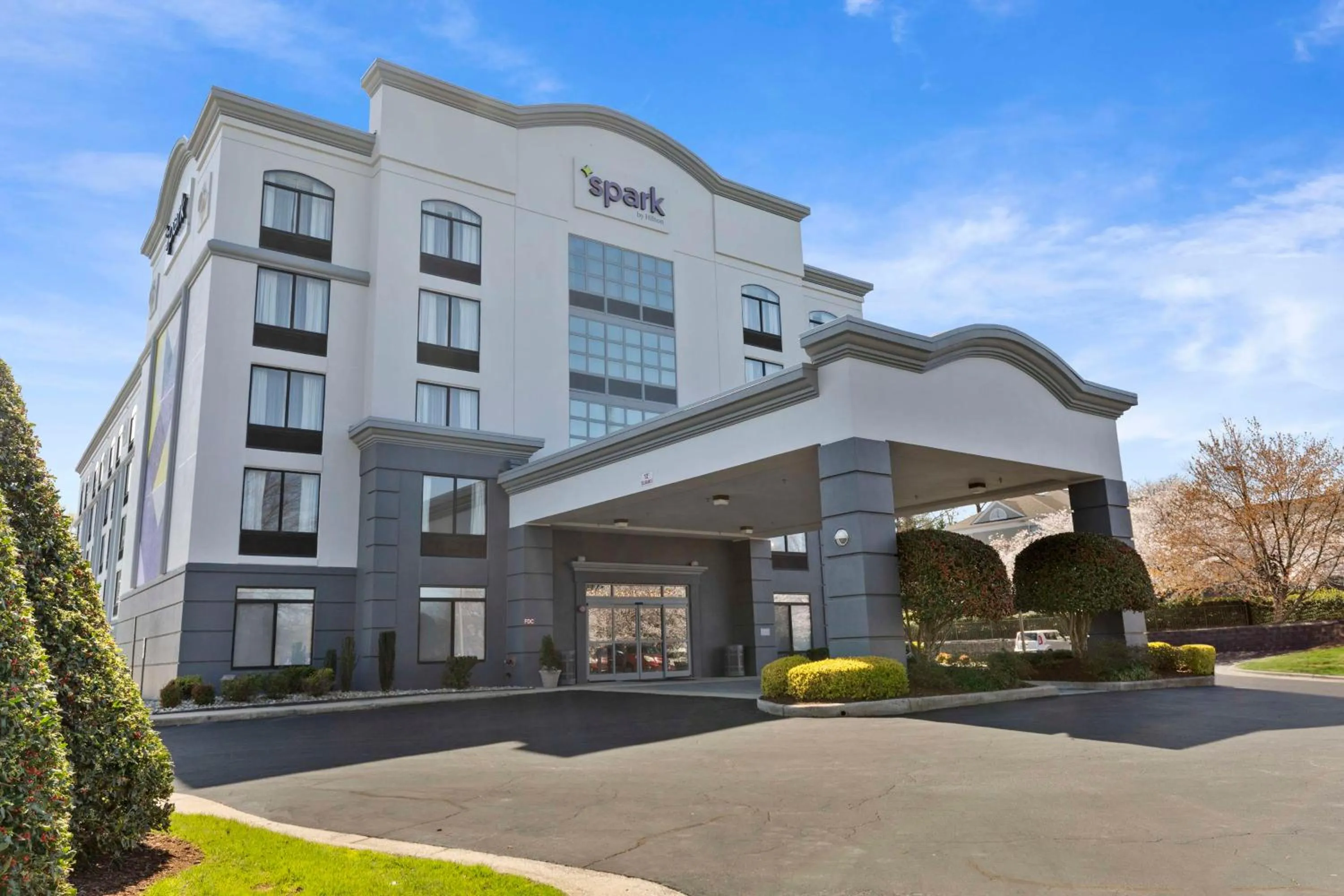 Property building in Spark By Hilton Greensboro