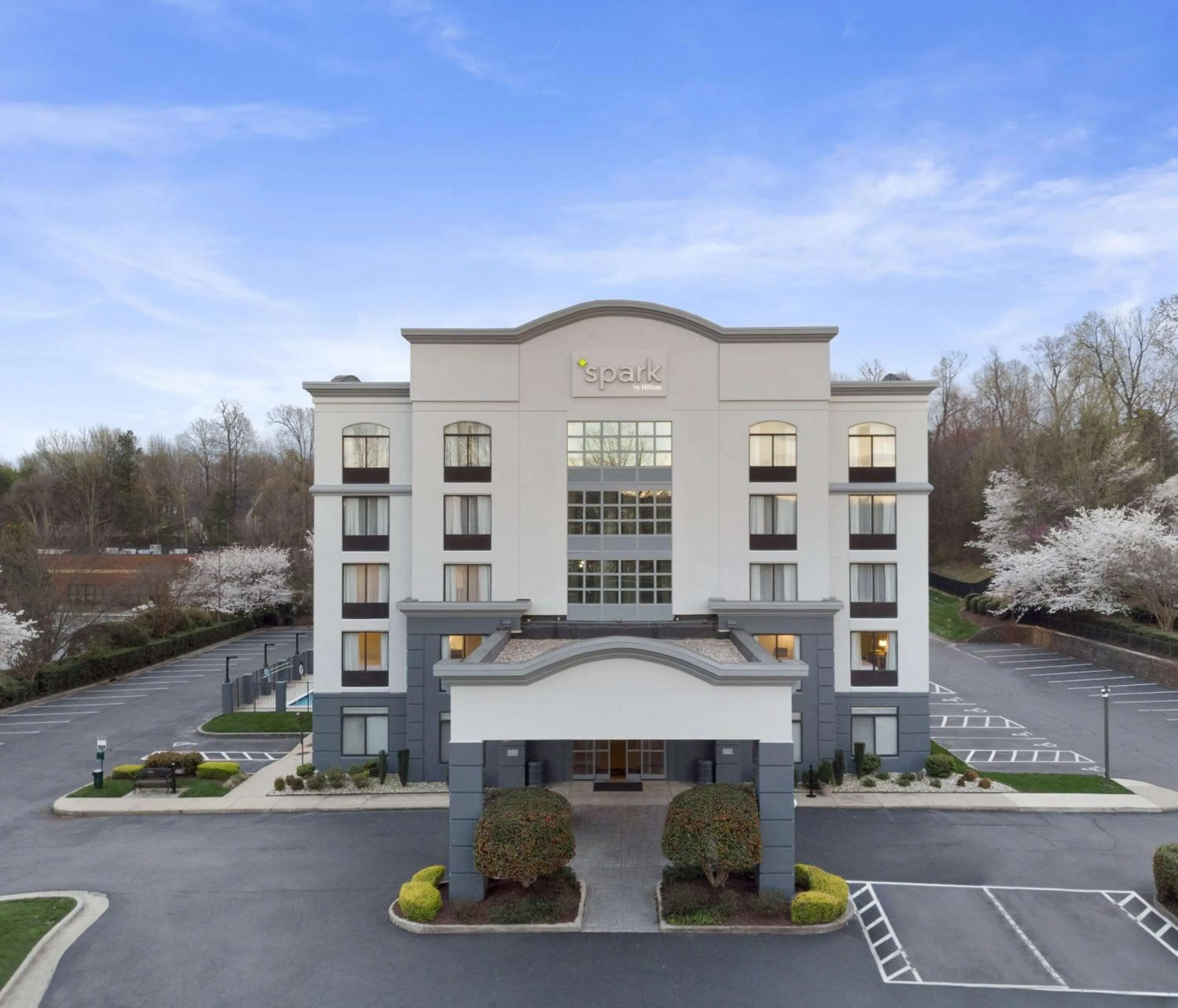 Property building in Spark By Hilton Greensboro