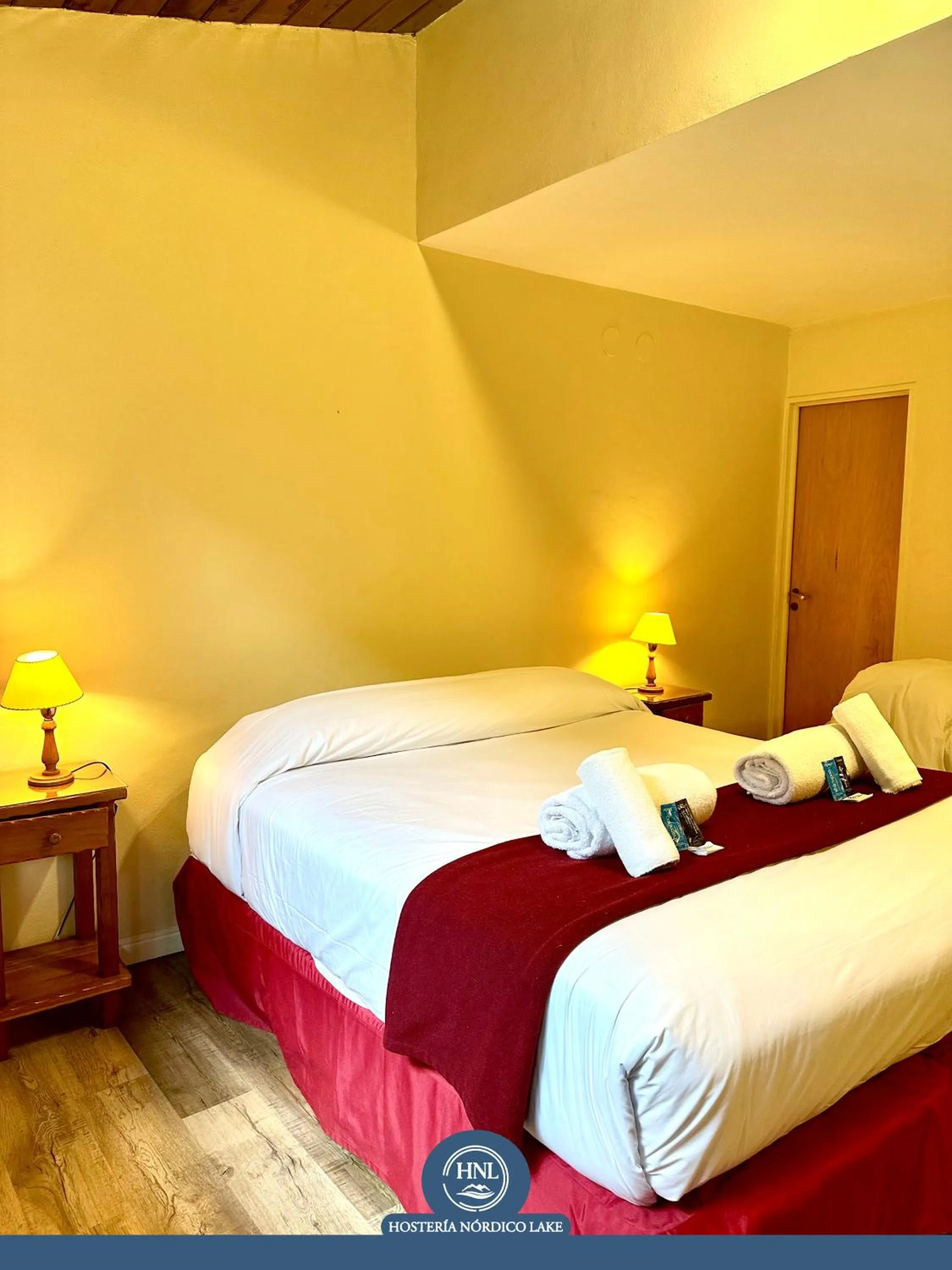 Bed in Hosteria Ventus Patagonia