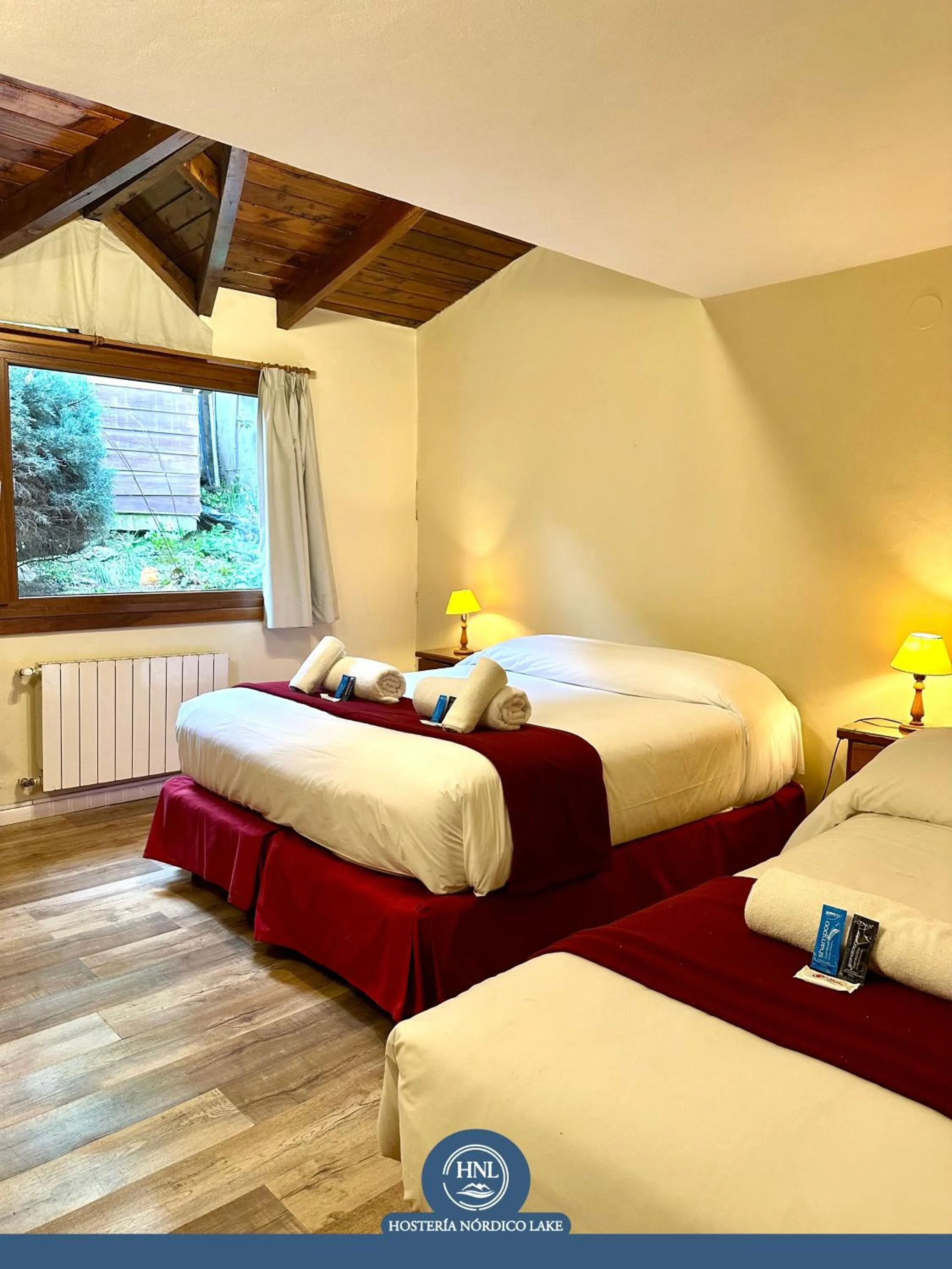 Bed in Hosteria Ventus Patagonia