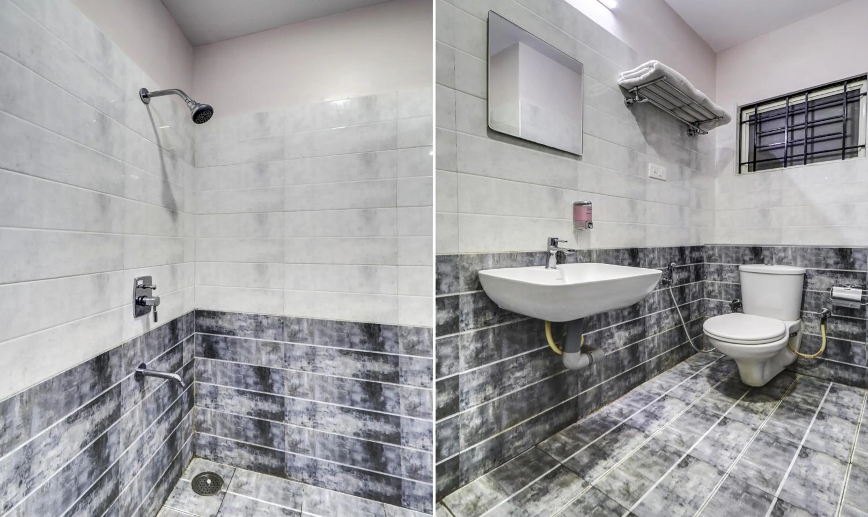 Bathroom in Treebo Sahara Suites 750 M From St Johns Medical College And Hospital