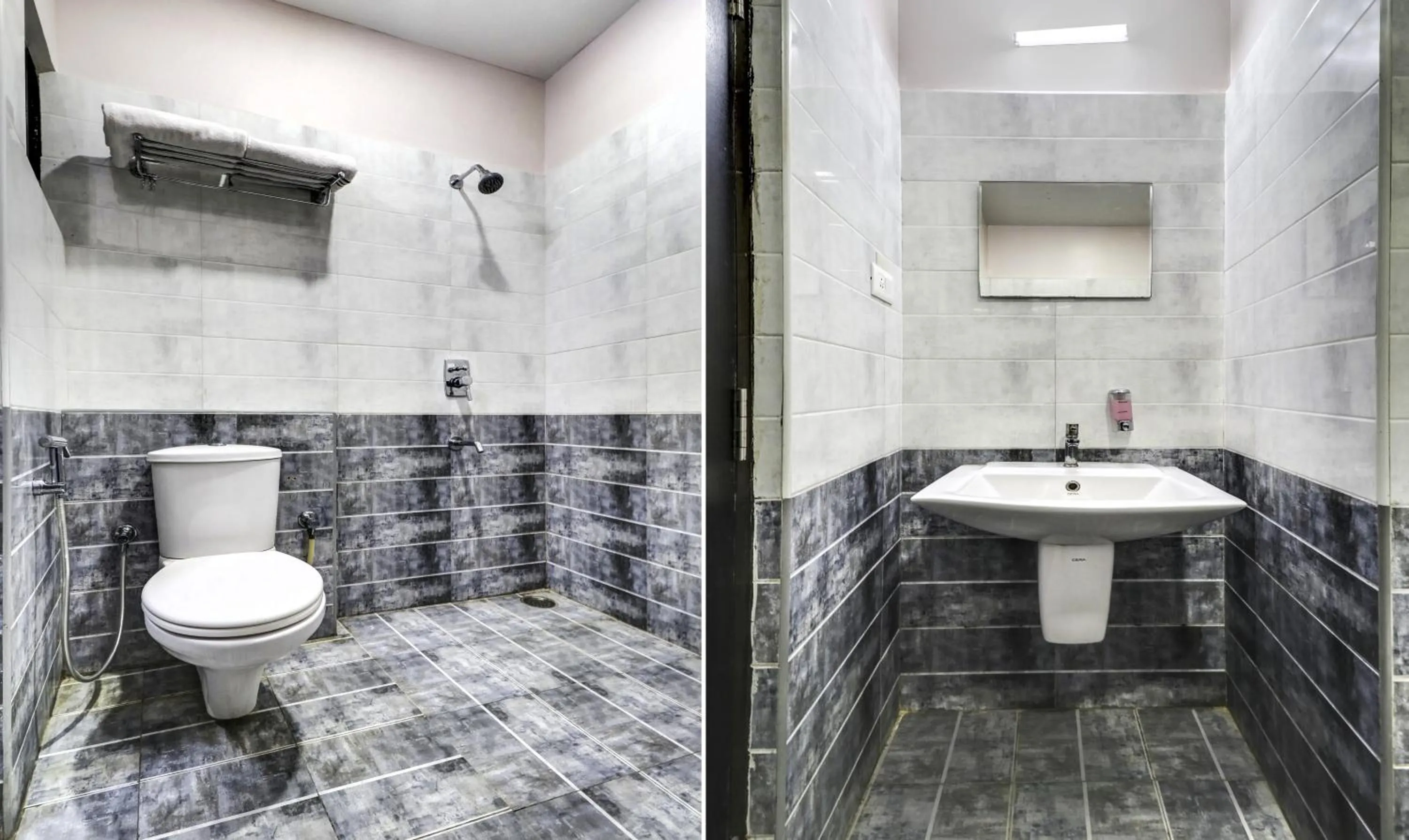 Bathroom in Treebo Sahara Suites 750 M From St Johns Medical College And Hospital