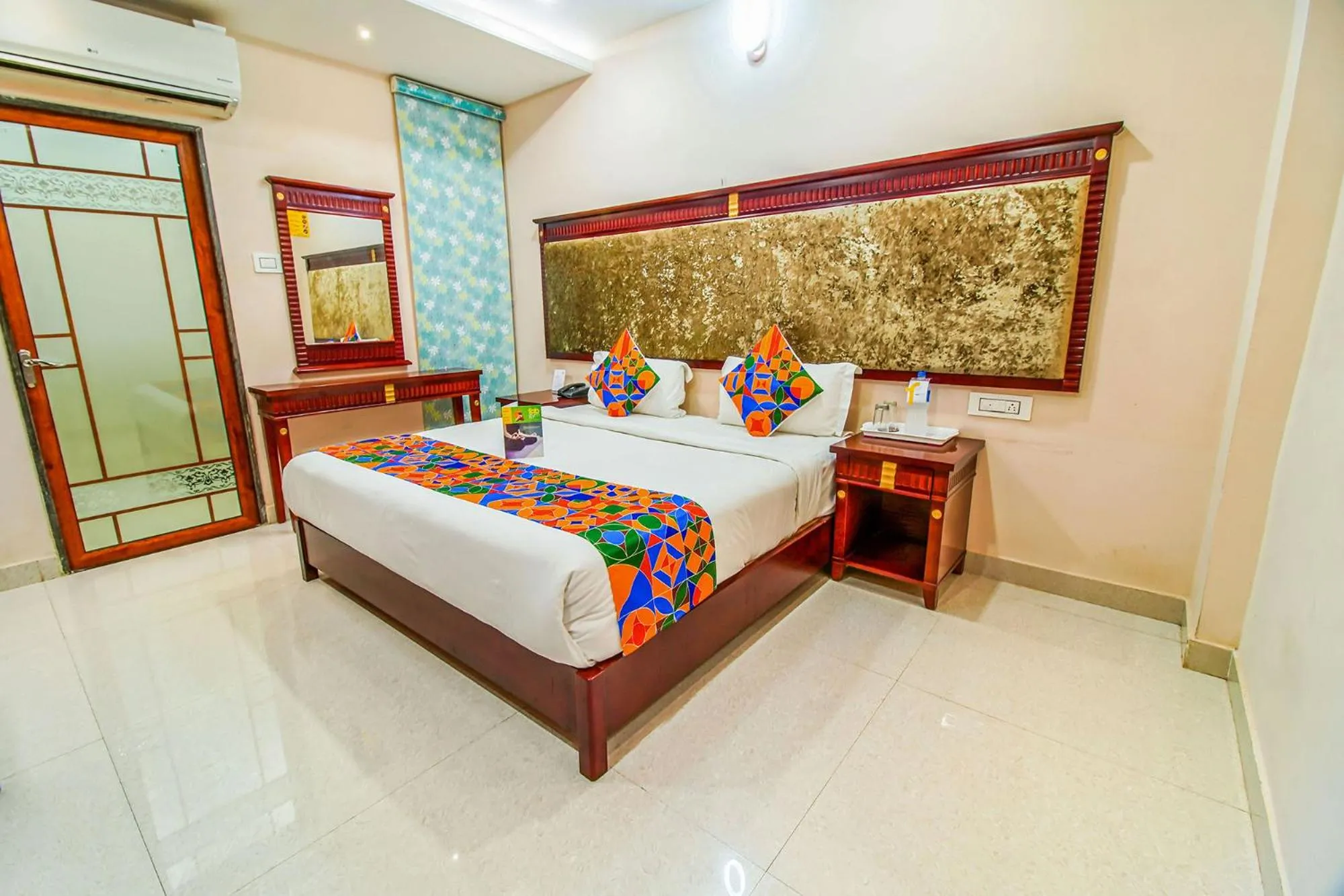 Bed in FabHotel Eleven Heights