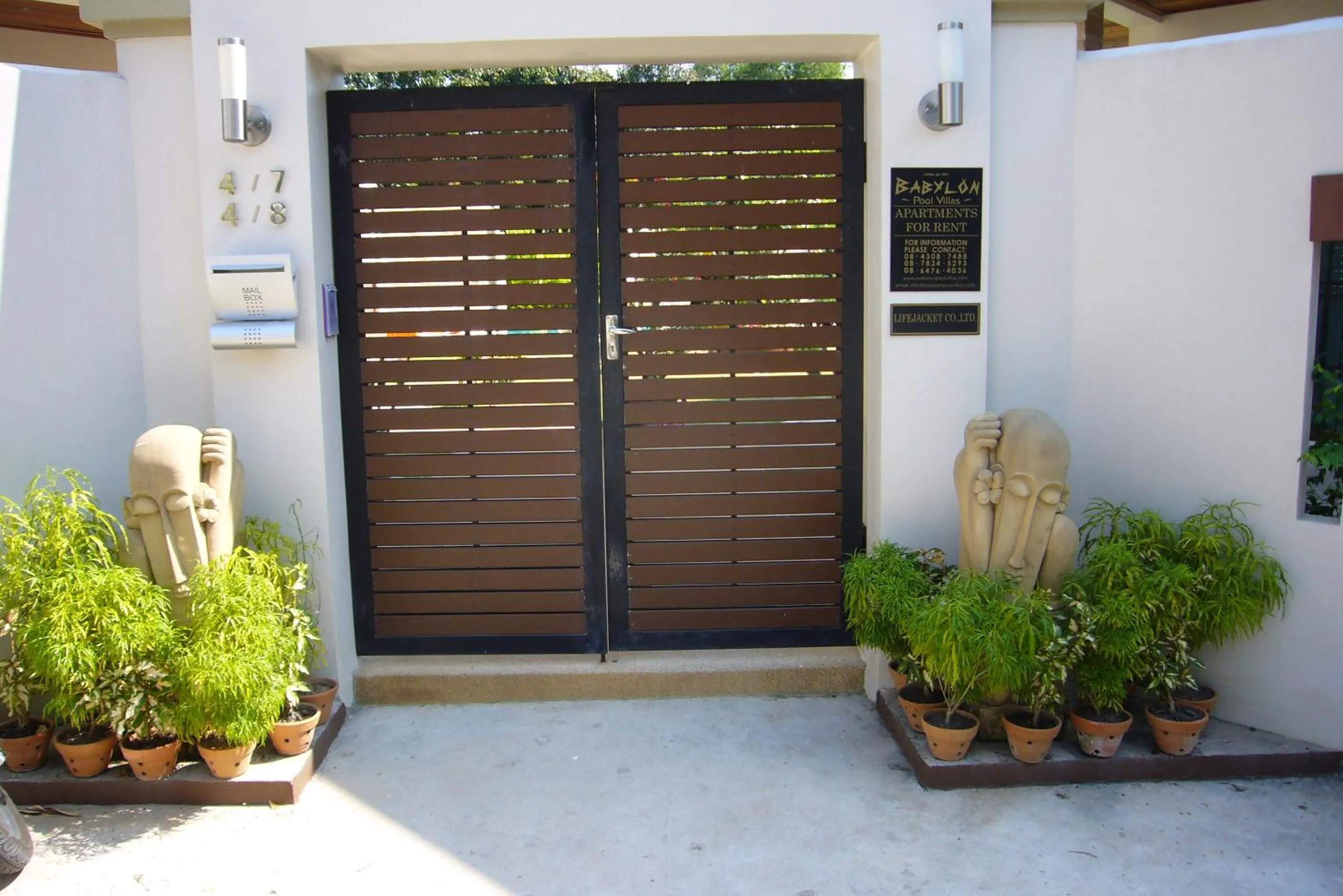 Facade/entrance in Babylon Pool Villas