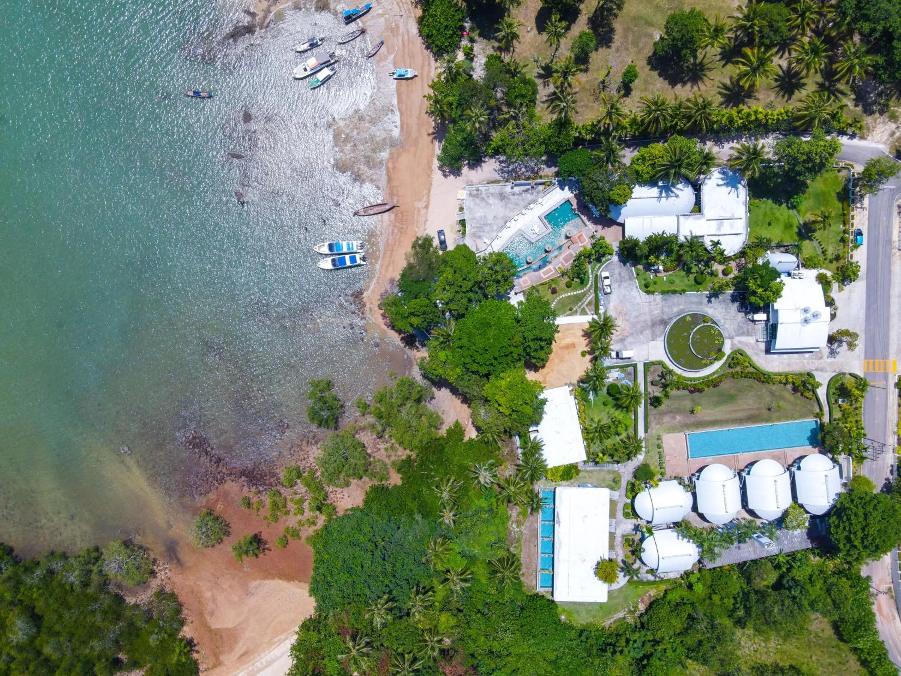 Bird's eye view in Arawan Beach Resort Krabi