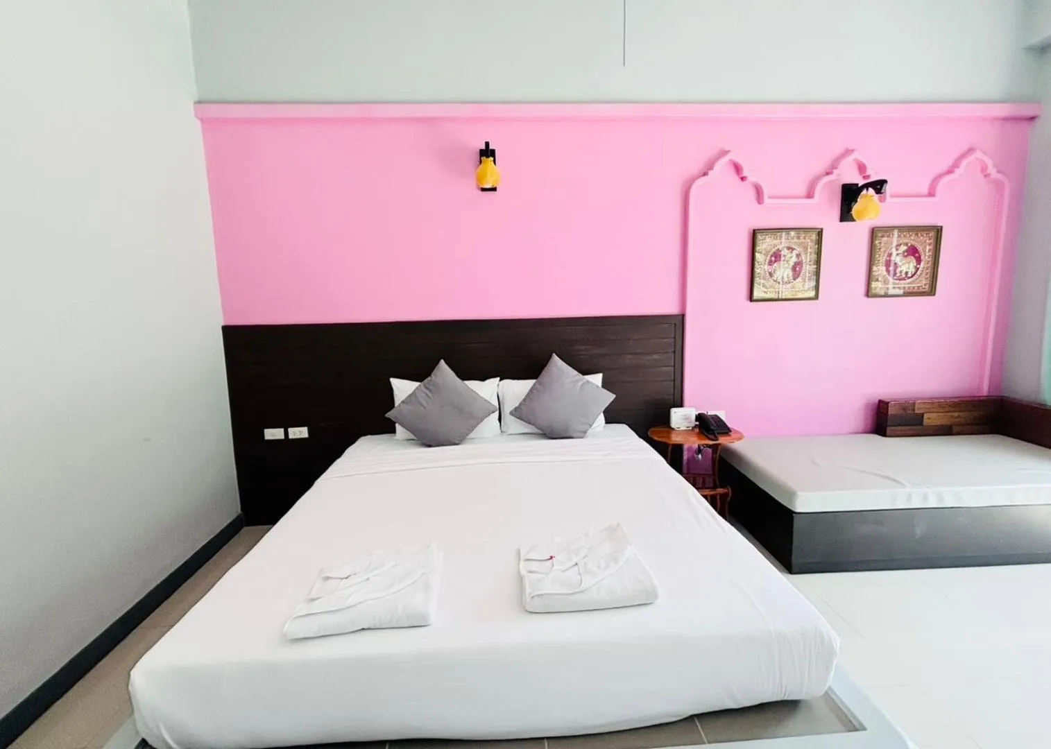 Bed in Arawan Beach Resort Krabi