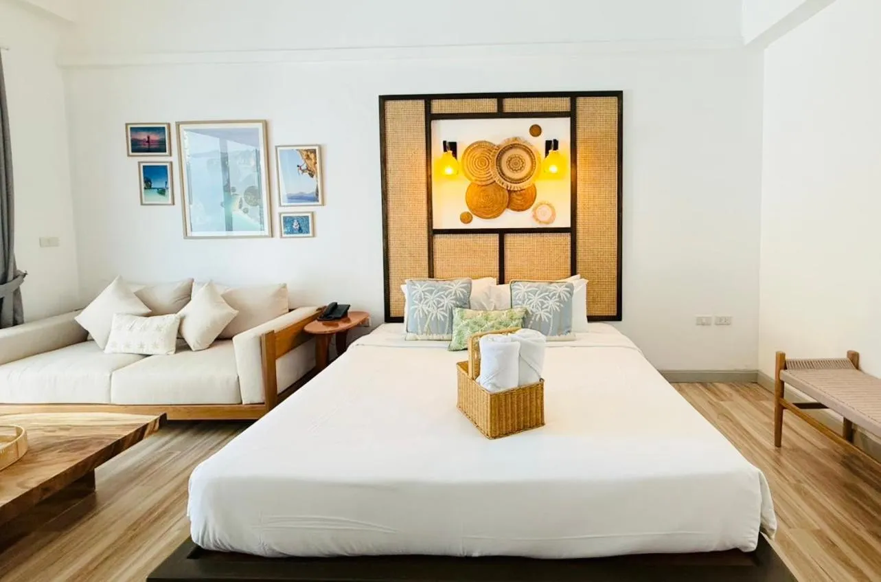 Bed in Arawan Beach Resort Krabi