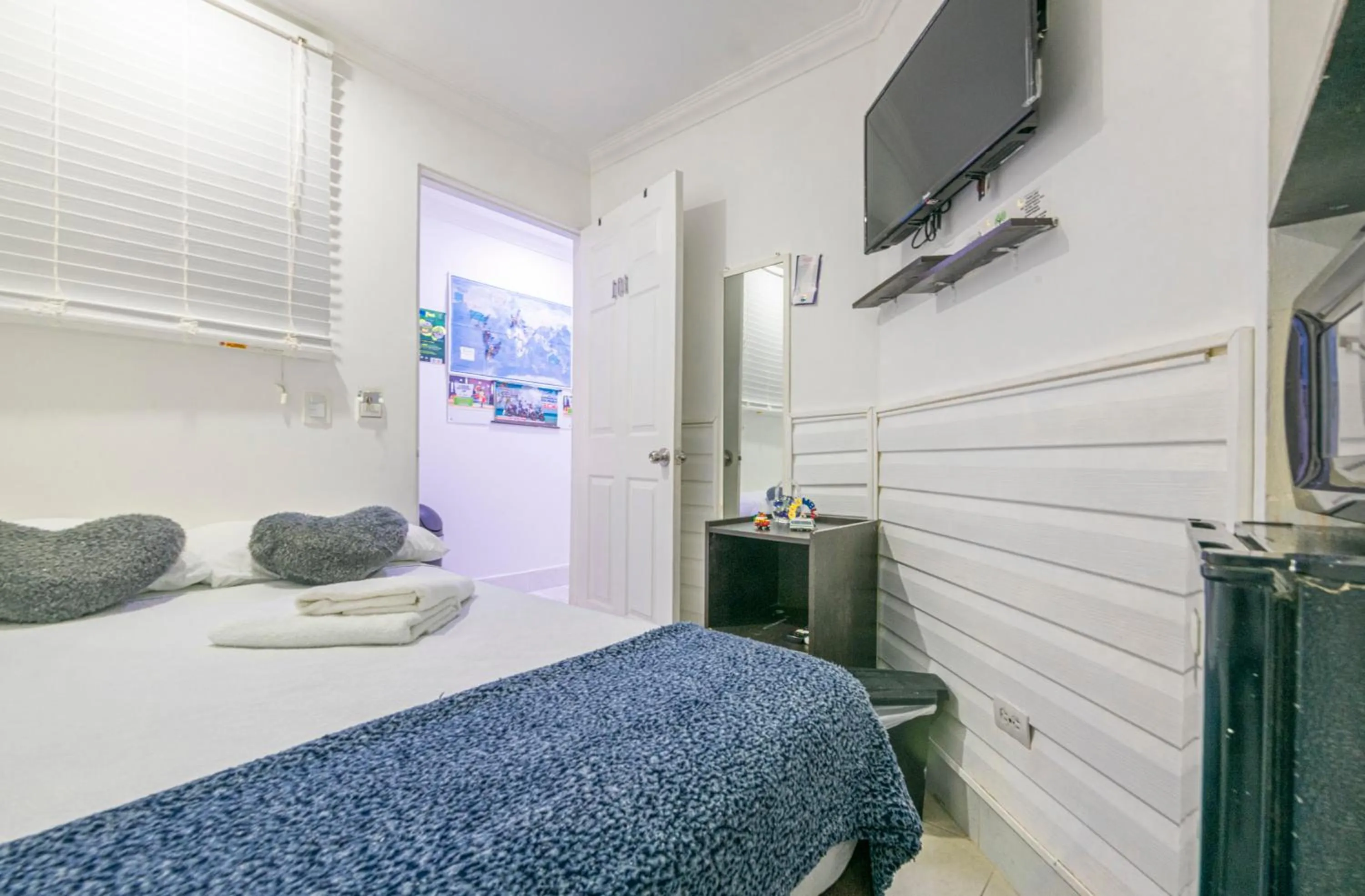 Bed in Hotel Las Lunas