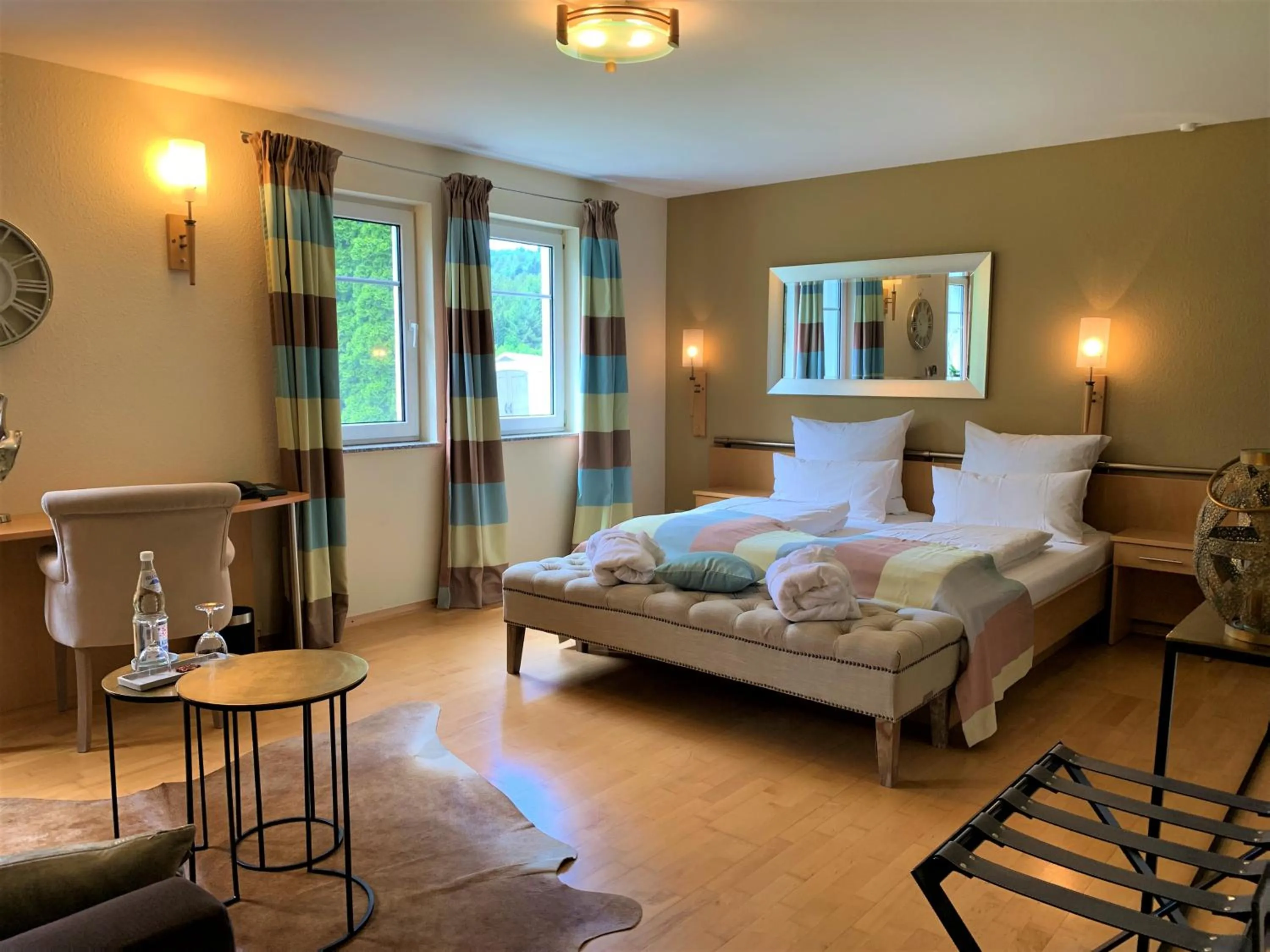 View (from property/room), Bed in Das Landhaus