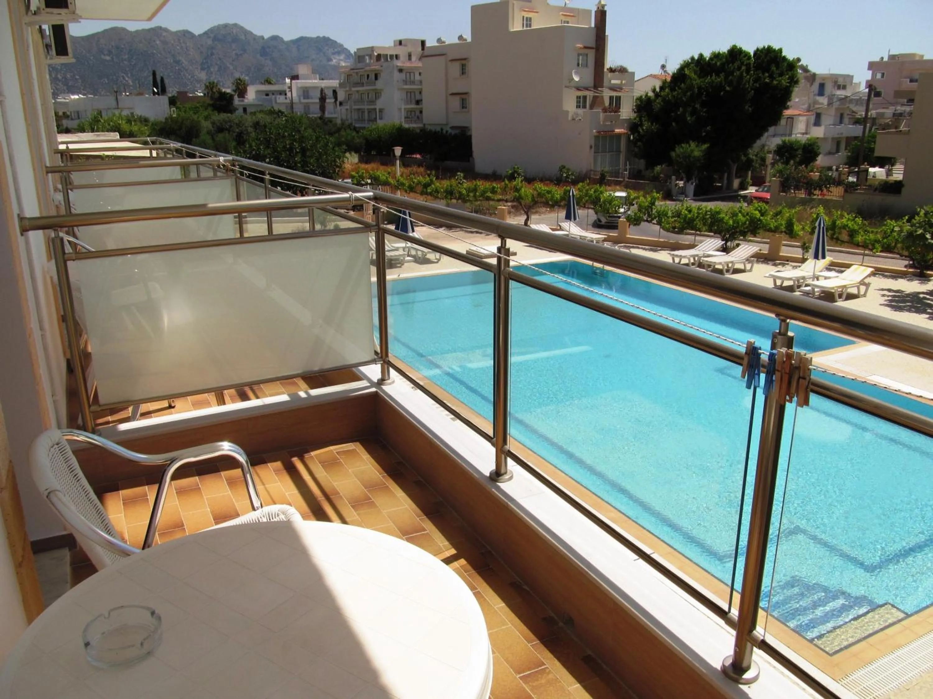 Balcony/Terrace in Paraschos Studios Kos