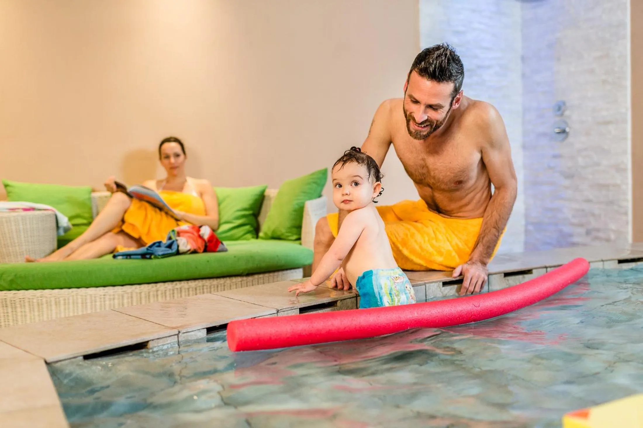 People in Family Hotel Serena