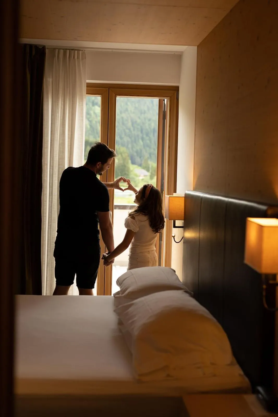 Bed in Family Hotel Serena