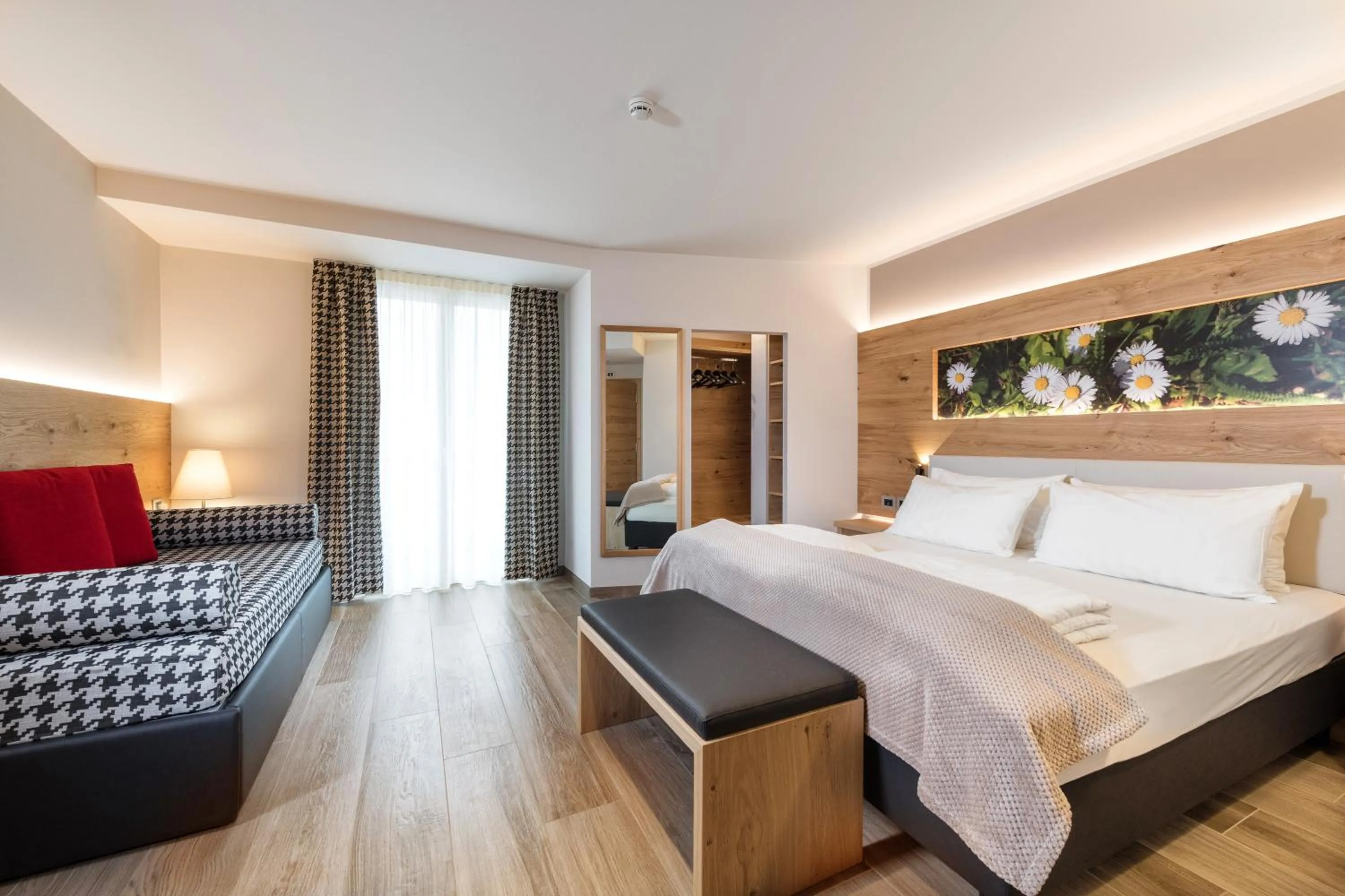 Bed in Family Hotel Serena