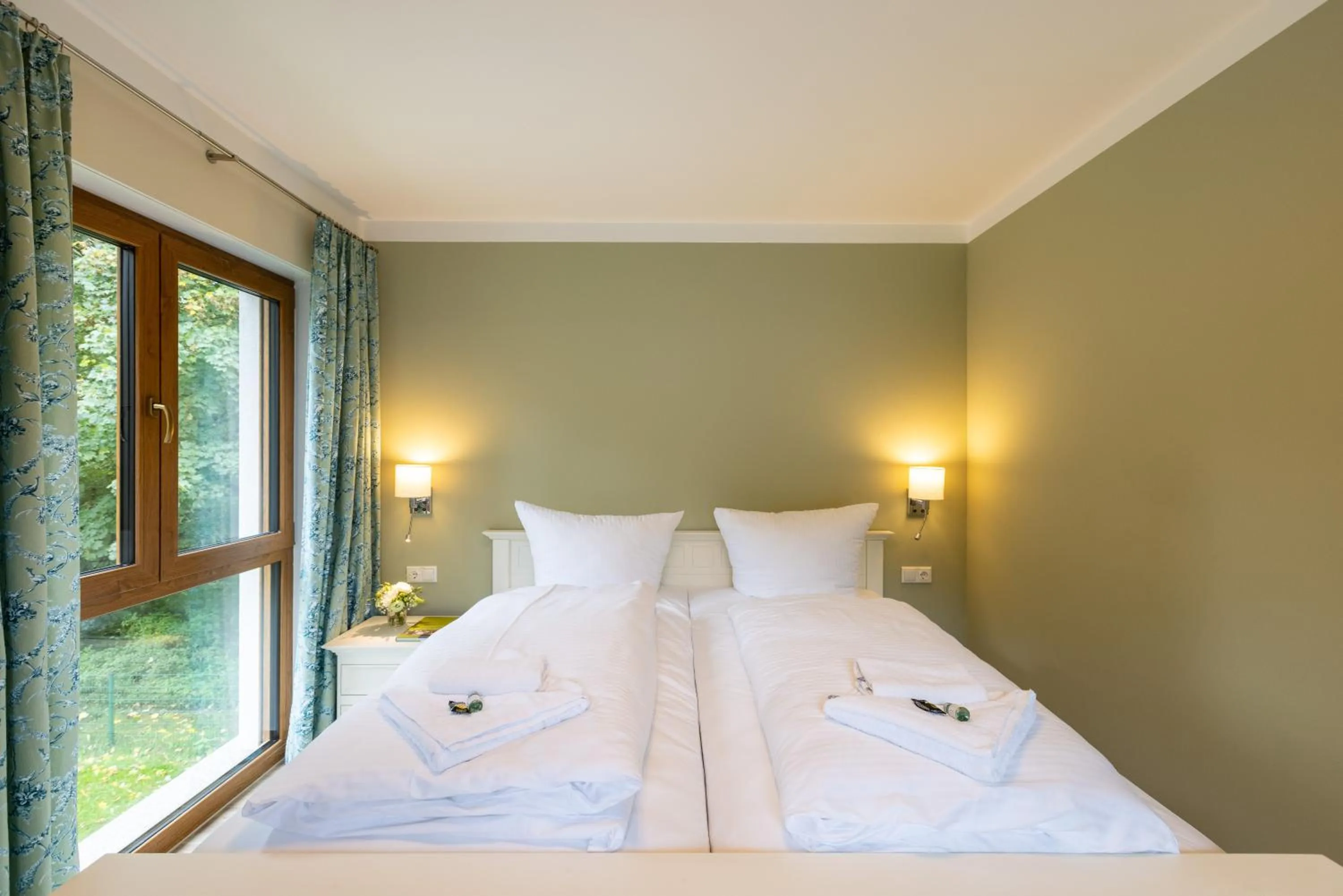 Bed in Café Wildau Hotel & Restaurant am Werbellinsee