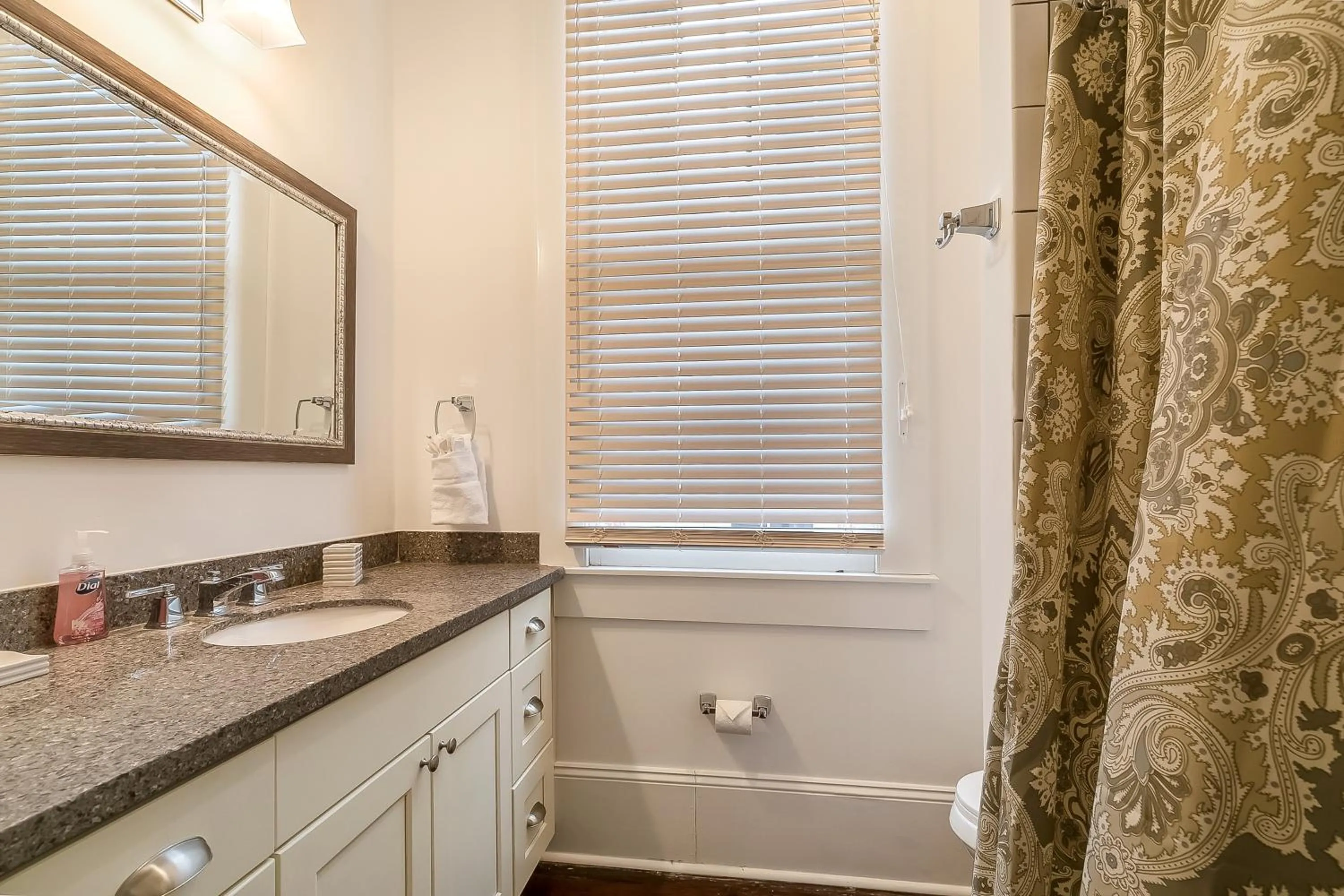 Bathroom in Charming 2BR on Carondelet by Hosteeva