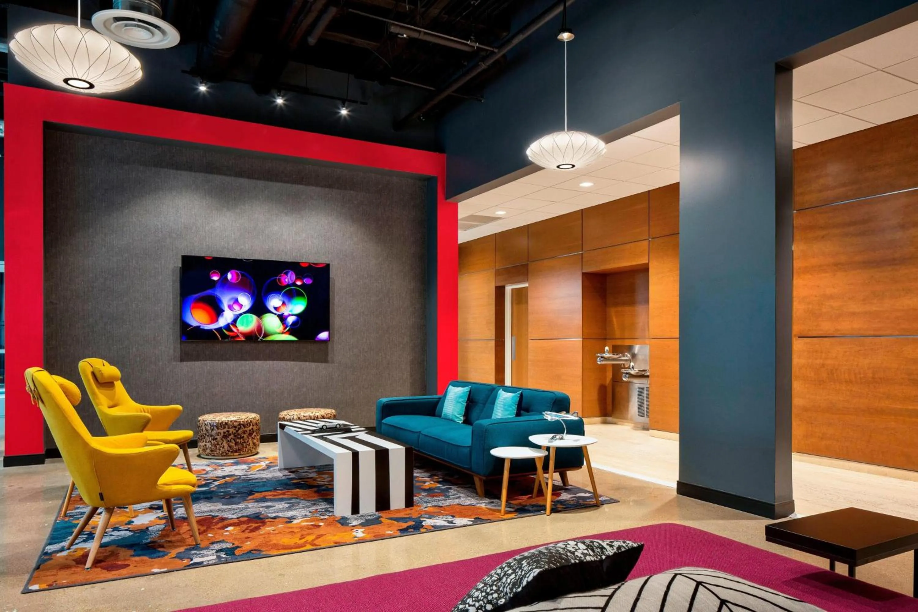 Lobby or reception in Aloft Fort Worth Downtown