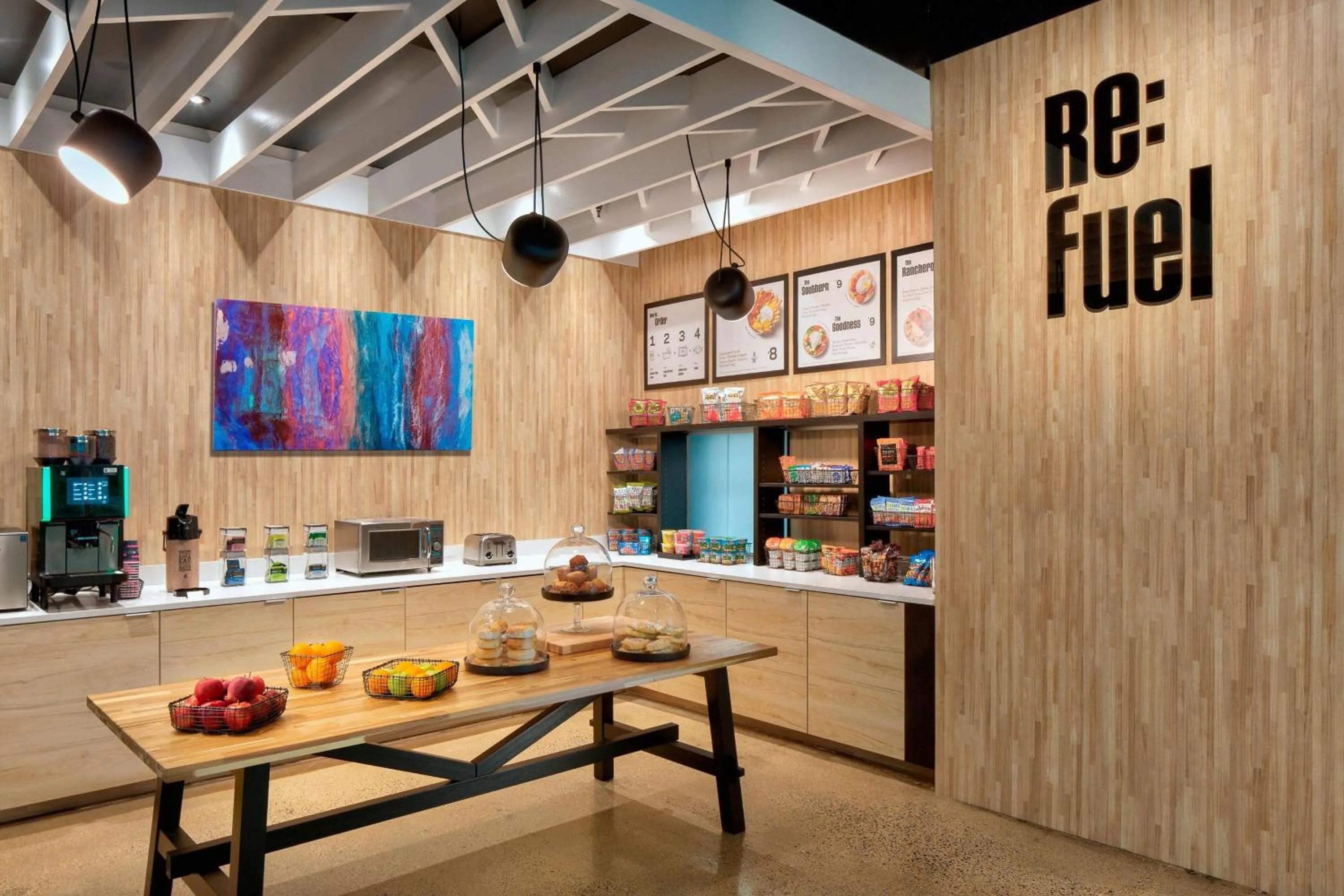 Breakfast in Aloft Fort Worth Downtown