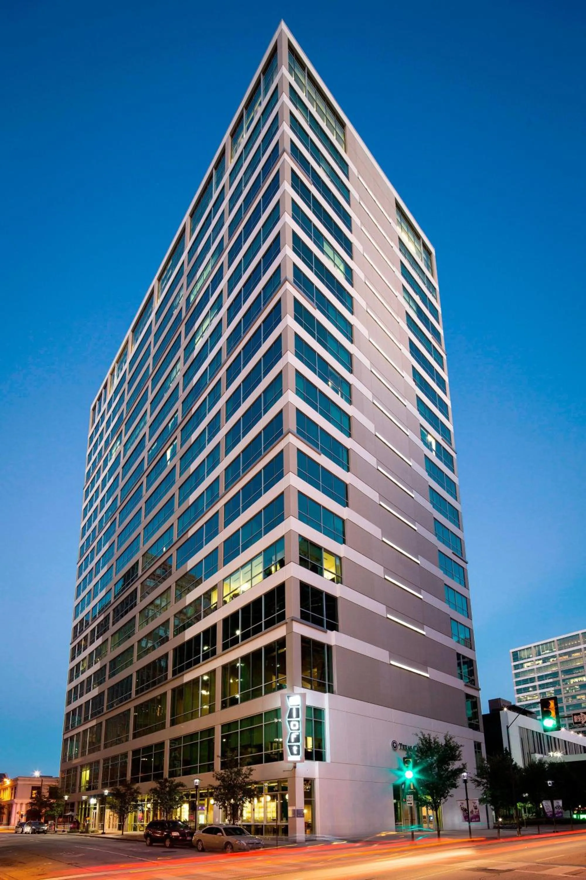 Property building in Aloft Fort Worth Downtown