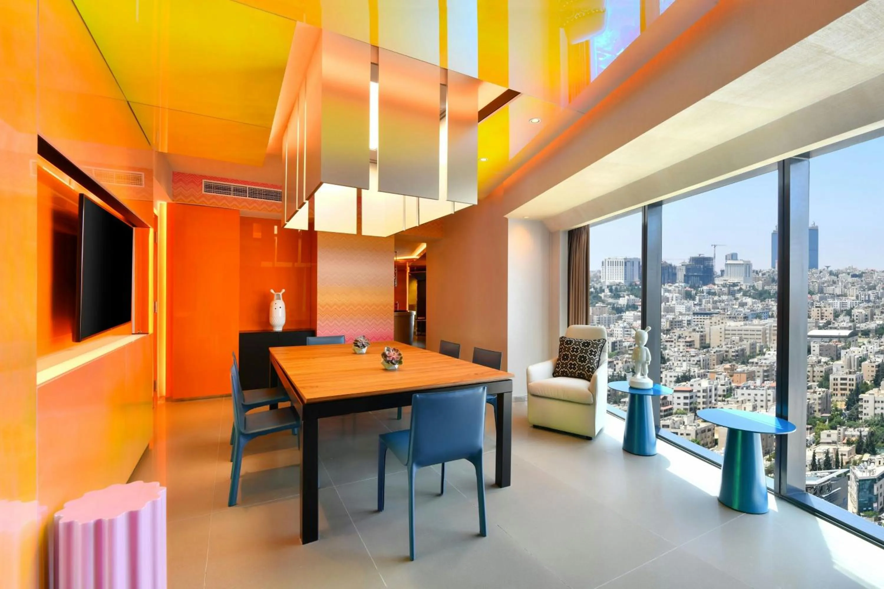 Photo of the whole room in W Amman Hotel