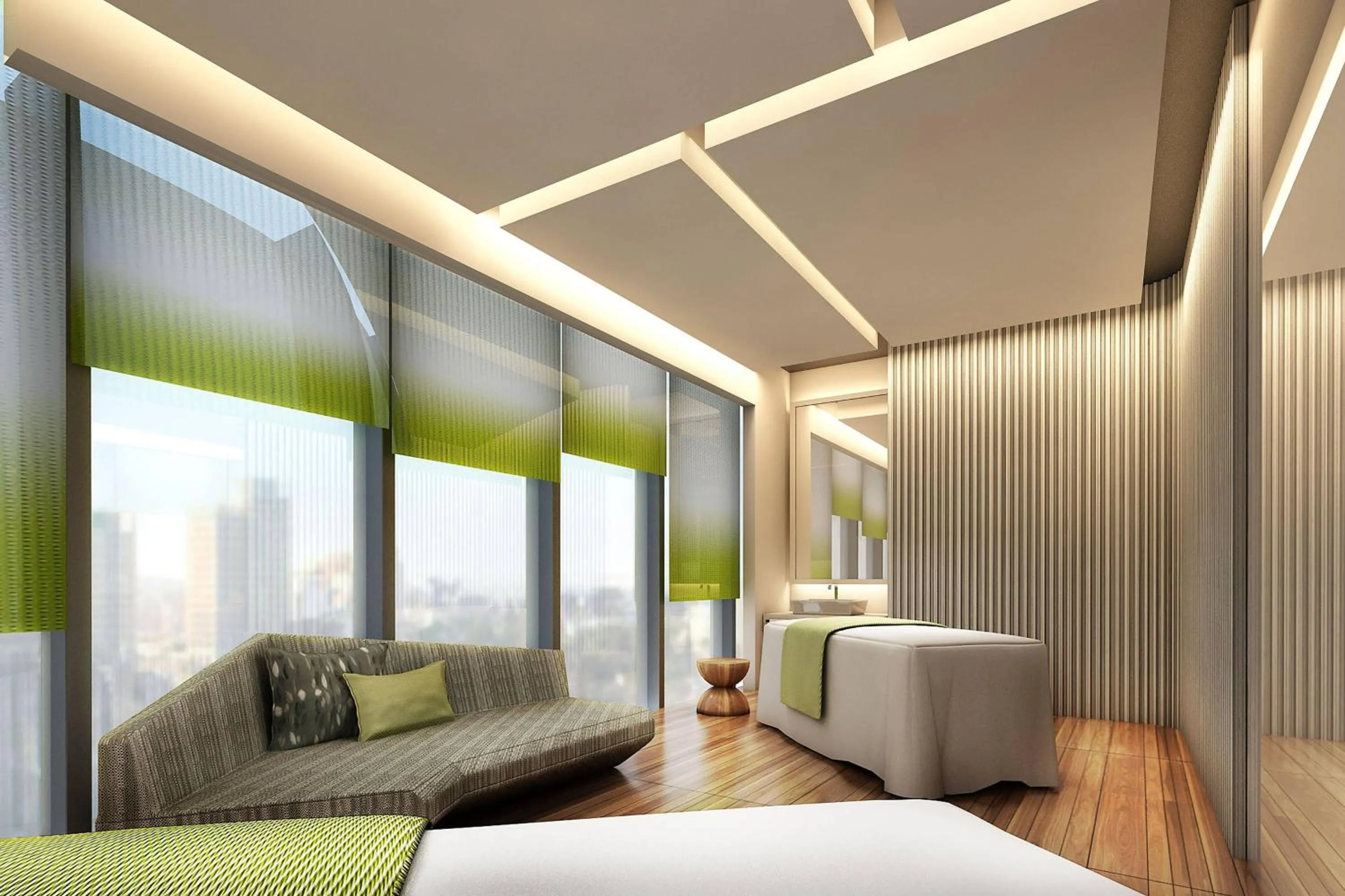 Spa and wellness centre/facilities, Bed in W Amman Hotel