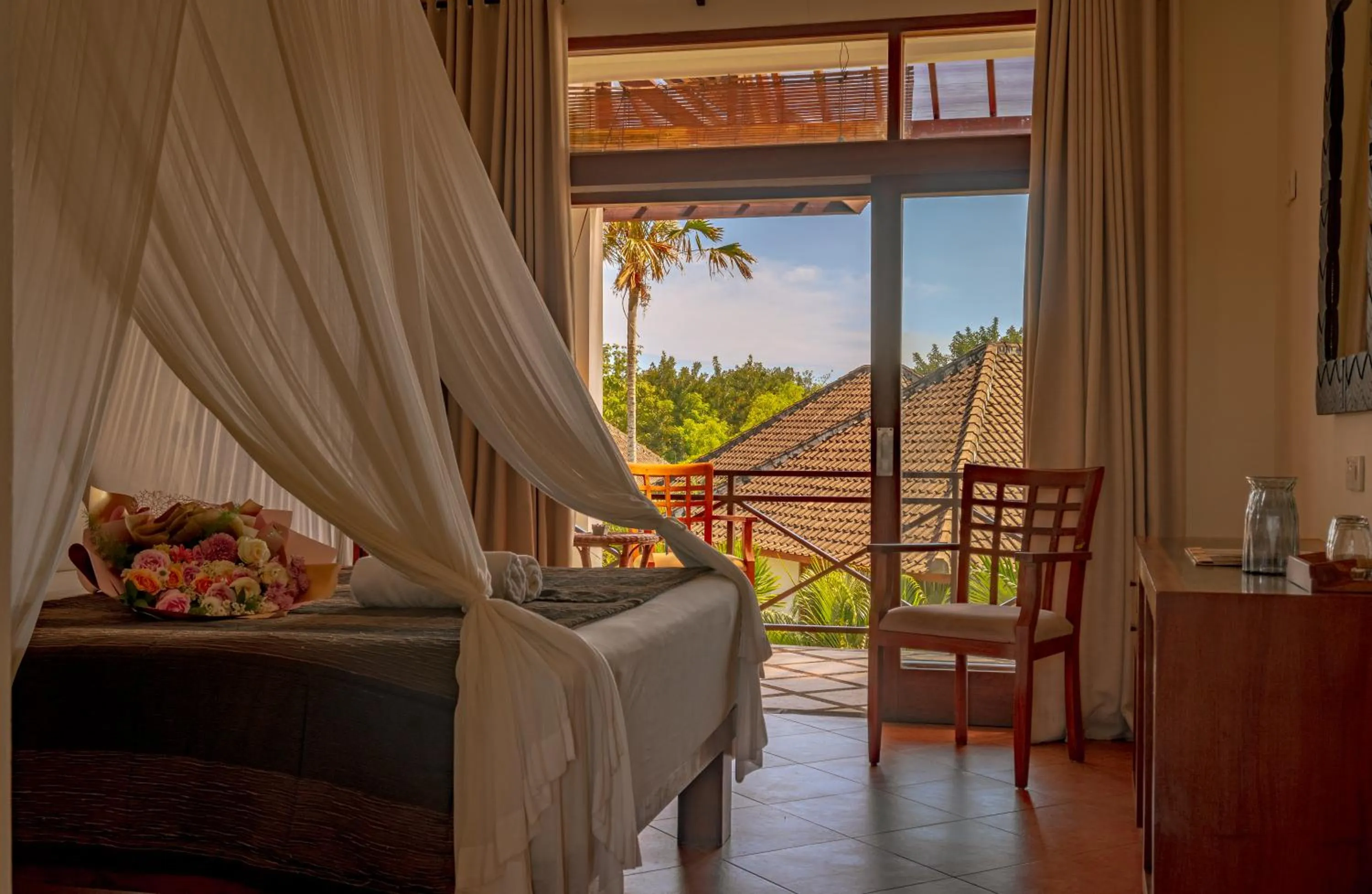 Bed in Ecosfera Hotel & Spa