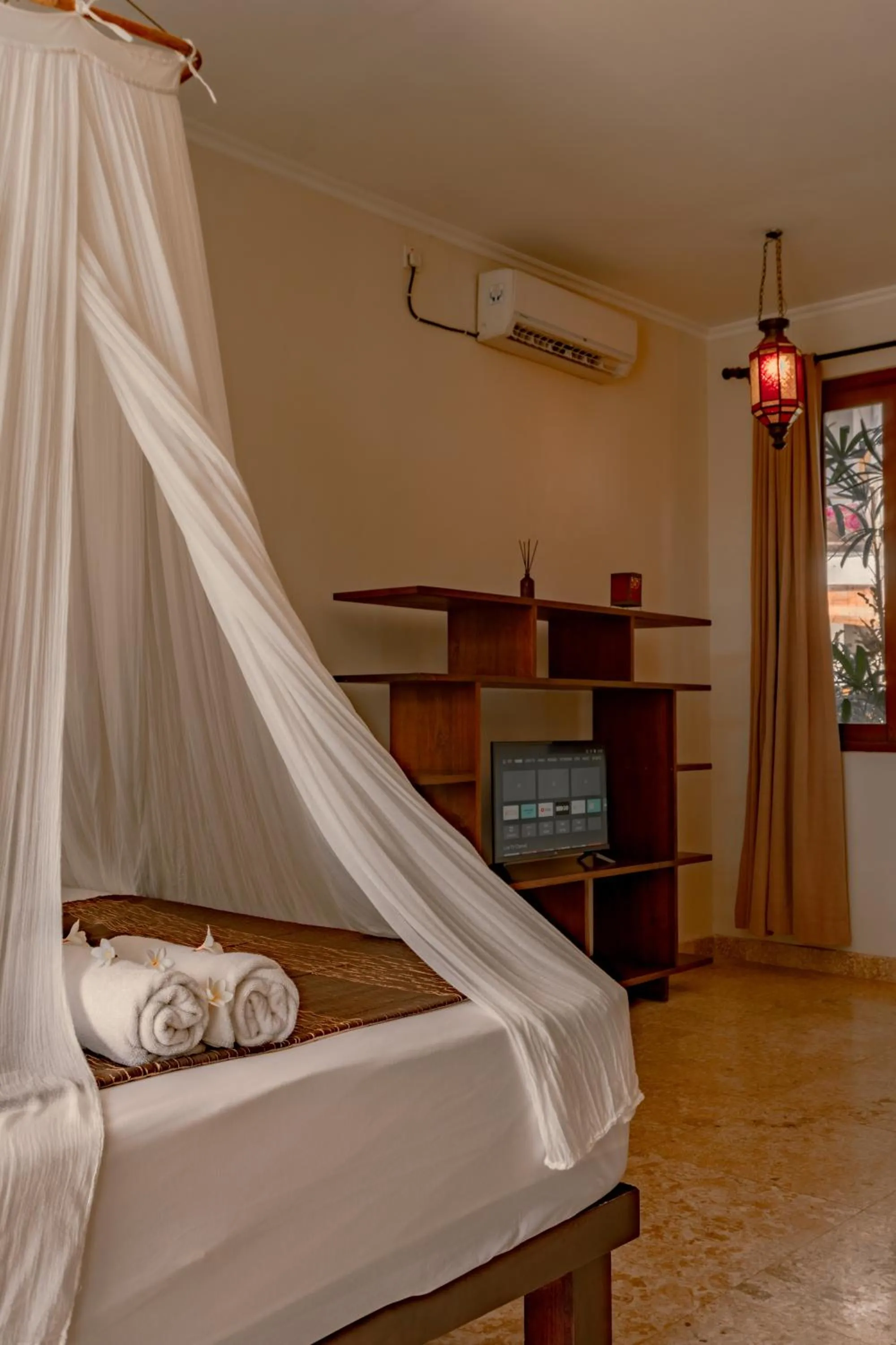 Bed in Ecosfera Hotel & Spa