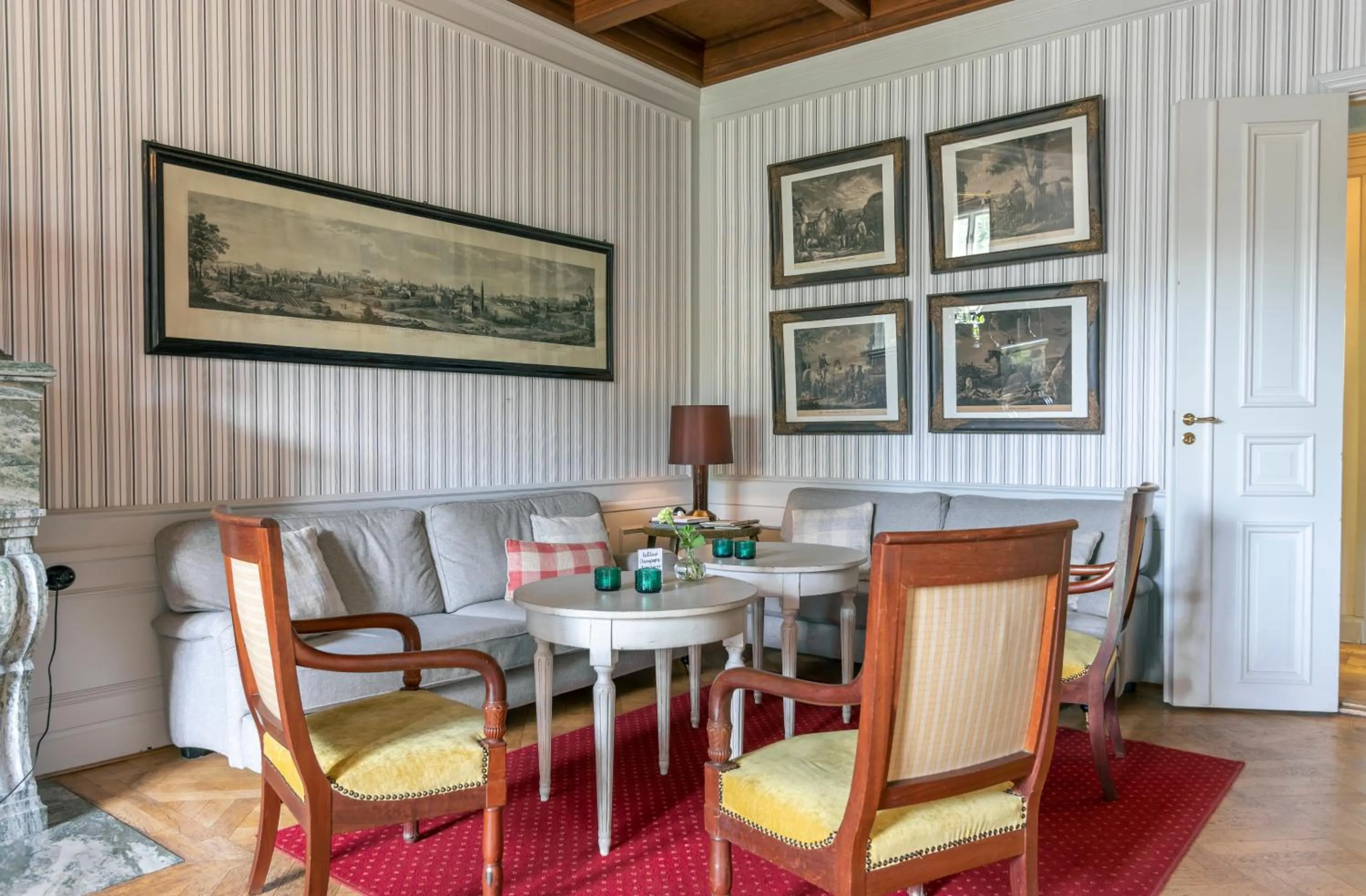 Living room in Villa Gransholm