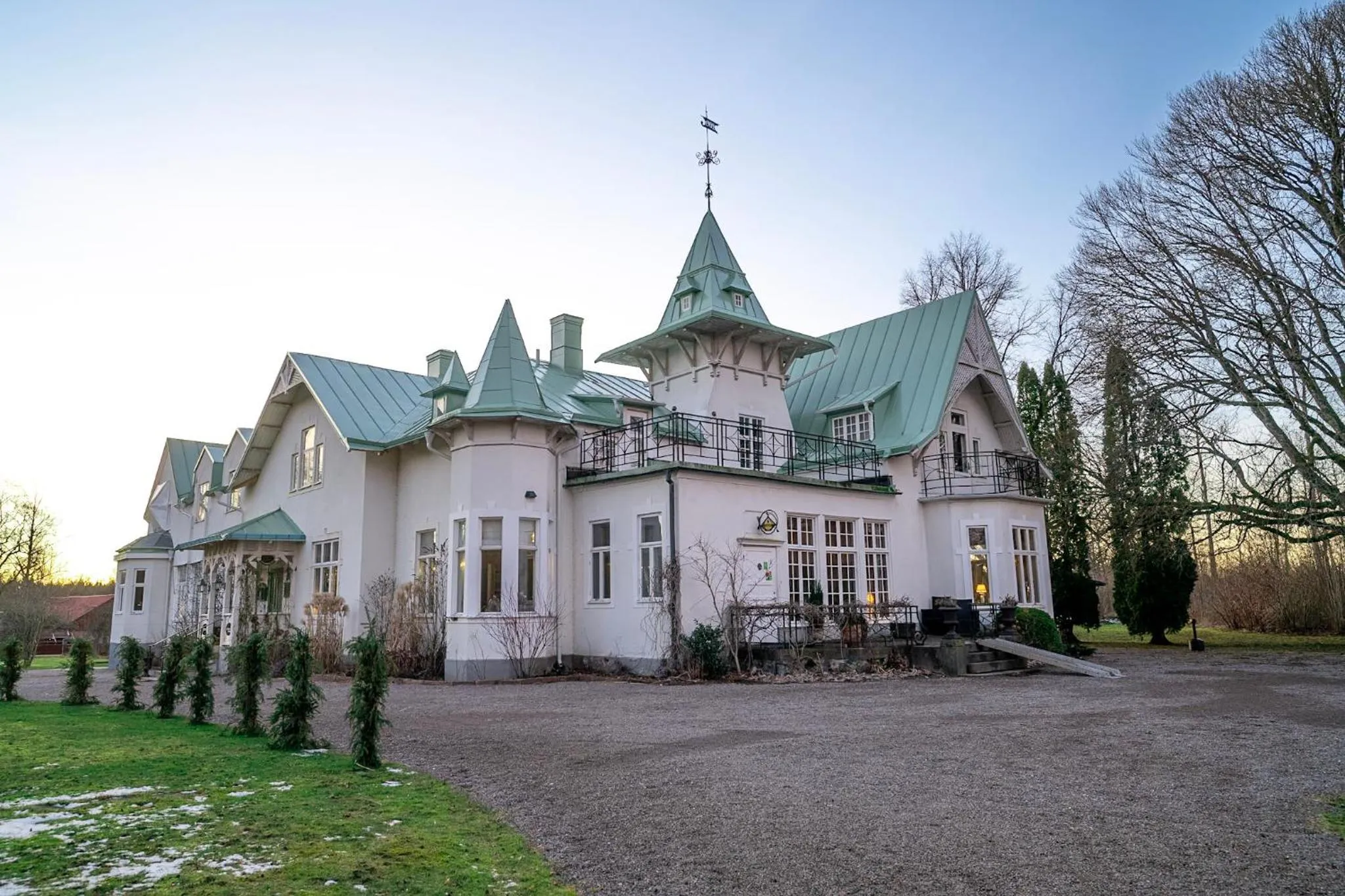 Facade/entrance in Villa Gransholm