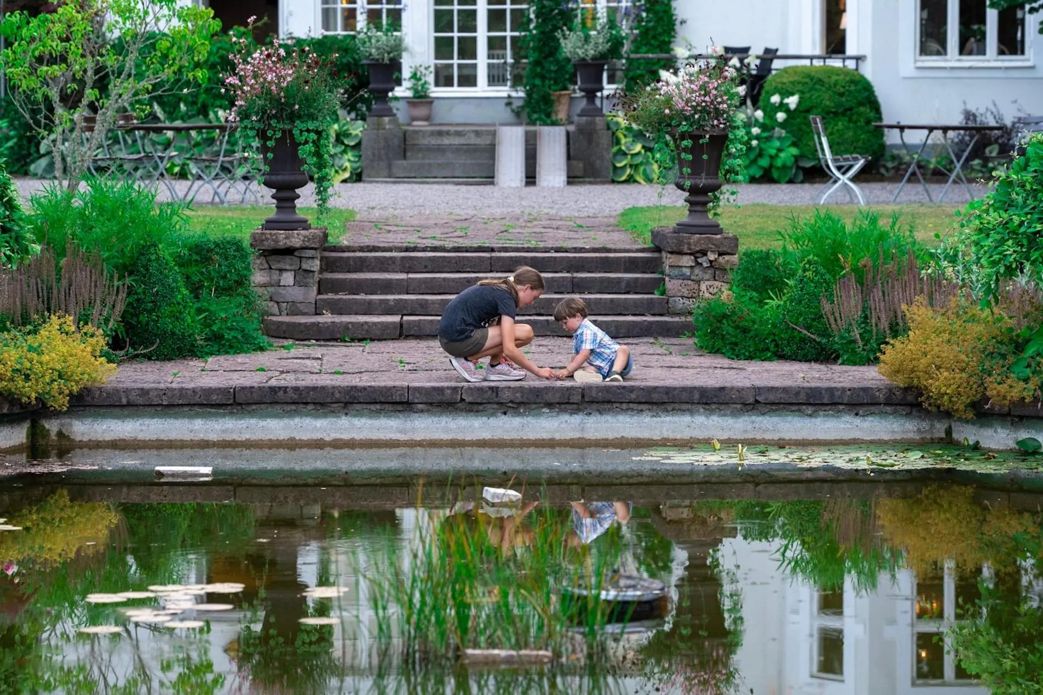 Garden in Villa Gransholm